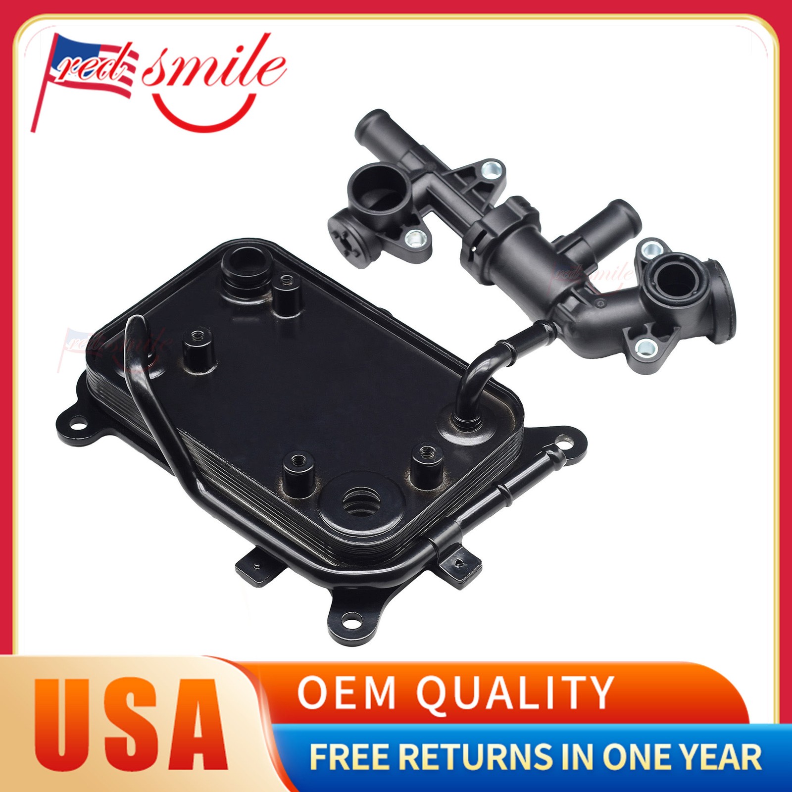 NEW Transmission Oil Cooler Warmer & Valve For 2015-2017 Hyundai Sonata 2.4L USA