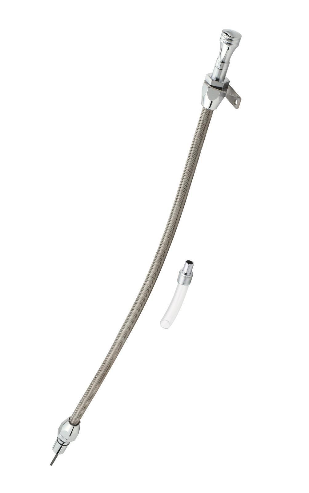 Mr. Gasket Transmission Dipstick Braided Stainless Steel Natural TH350 Each