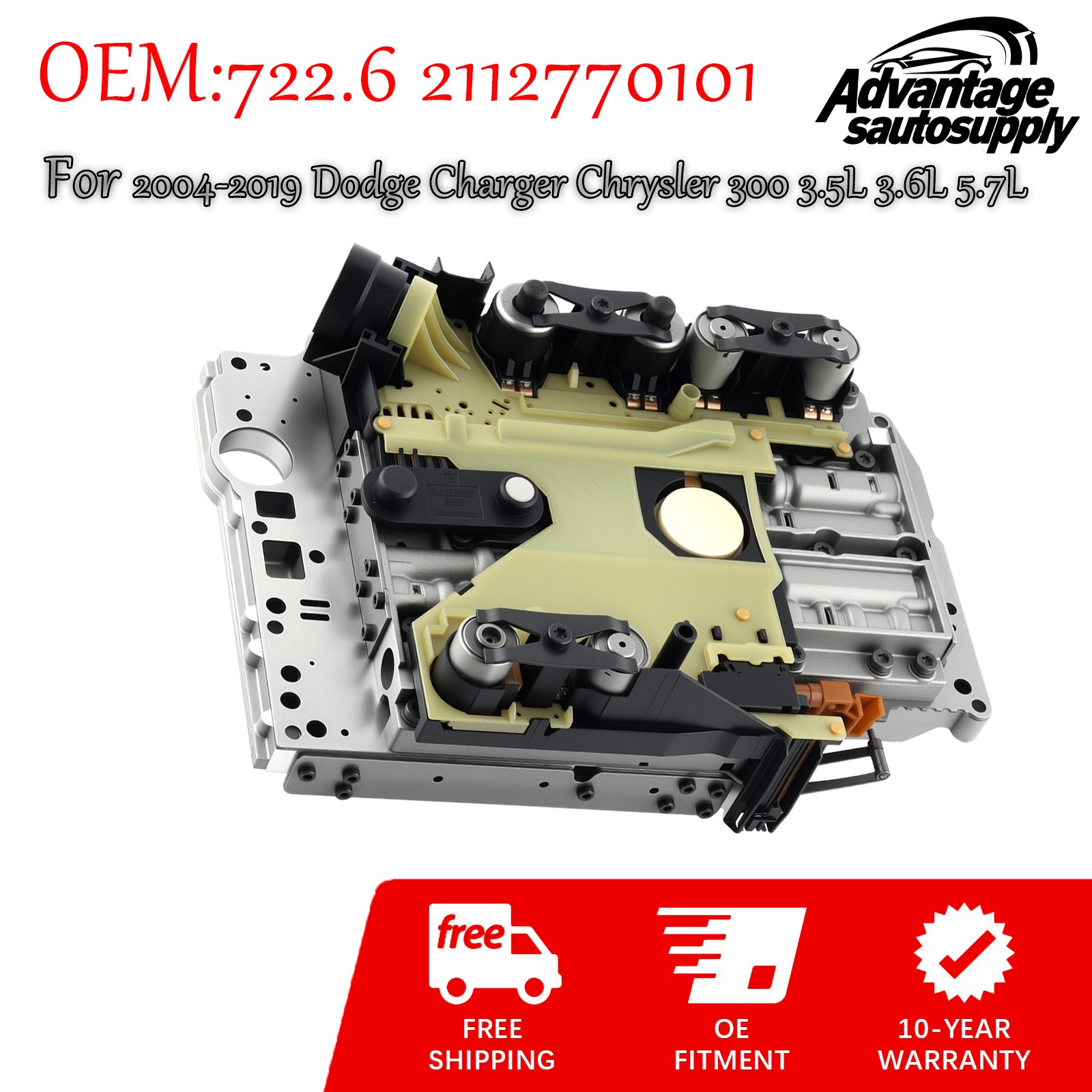 Transmission Valve Body 722.6 For Dodge Charger Chrysler 300 3.5L 3.6L 5.7L OEM