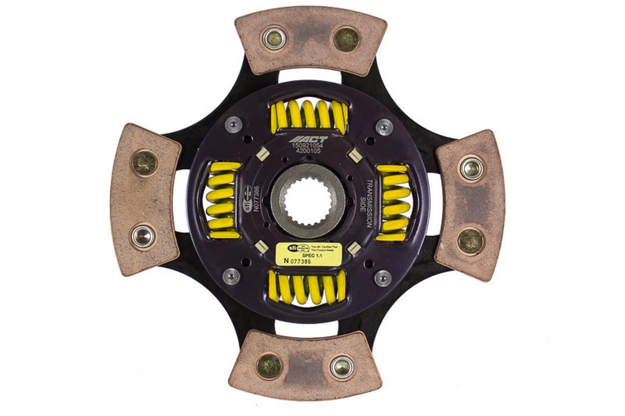 Advanced Clutch 4200105 ACT 4 Pad Sprung Race Clutch Disc