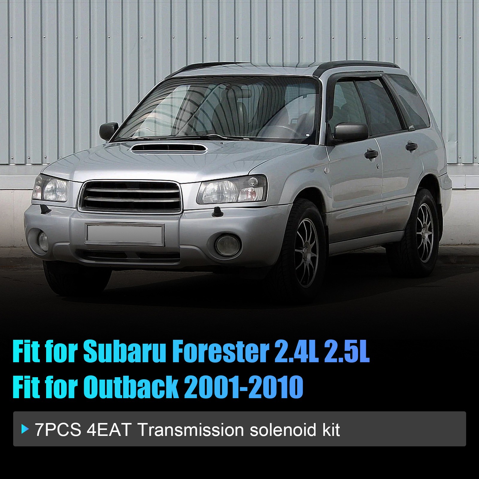 7PCS SET 4EAT TRANSMISSION SOLENOID KIT FOR SUBARU FORESTER 2.4L 2.5L – US STOCK