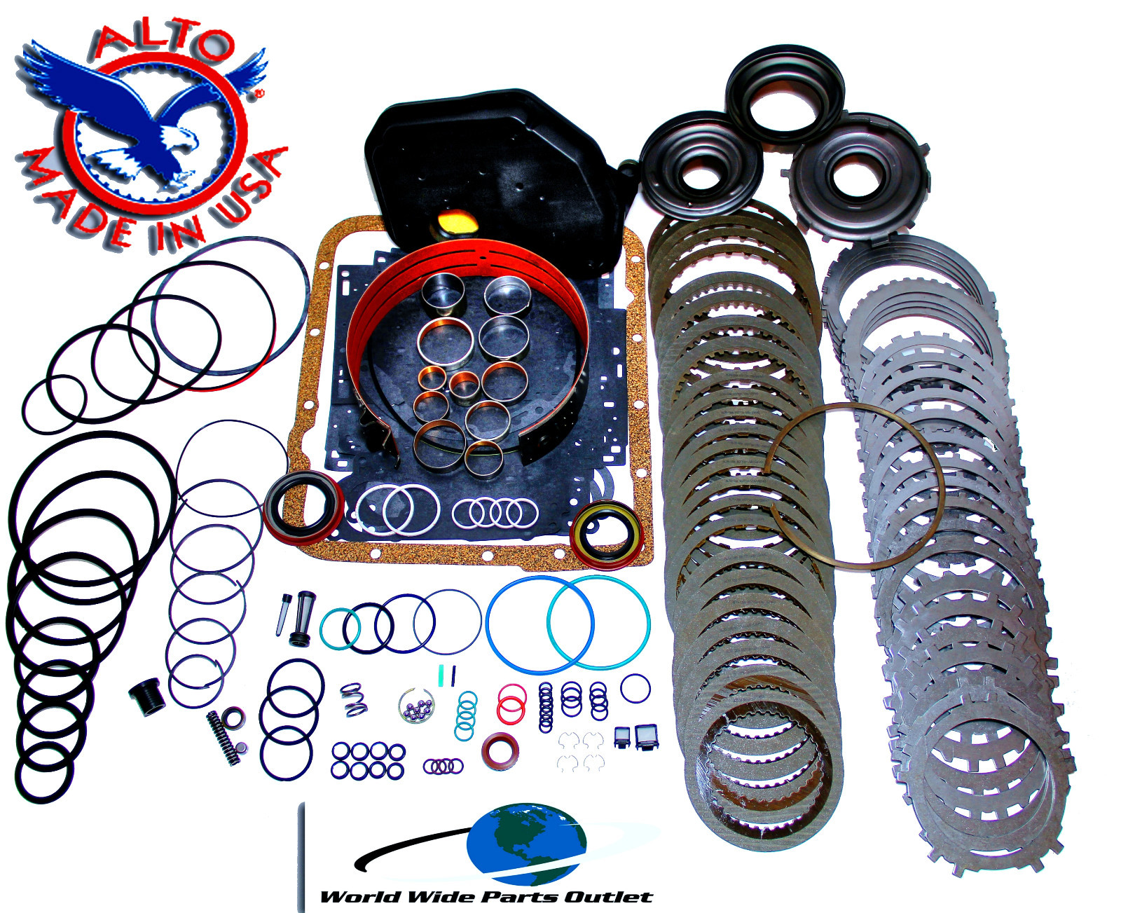 GM 4L60E Transmission Rebuild Kit 1997-2003 Stage 4 With 3-4 Powerpack
