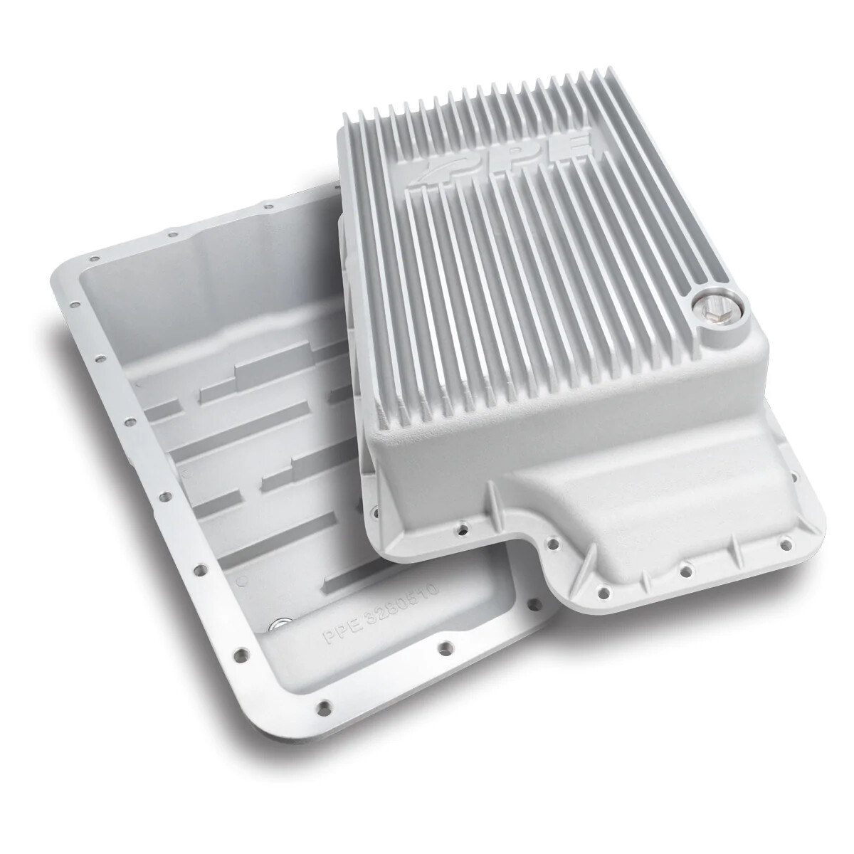 PPE Heavy Duty 5R110 Transmission Deep Pan For 03-10 6.0/6.4L F250/F350 – Raw