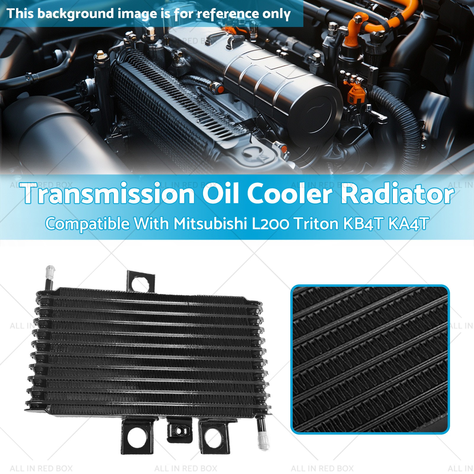 Transmission Oil Cooler Radiator Suitable for Mitsubishi L200 Triton KB4T KA4T