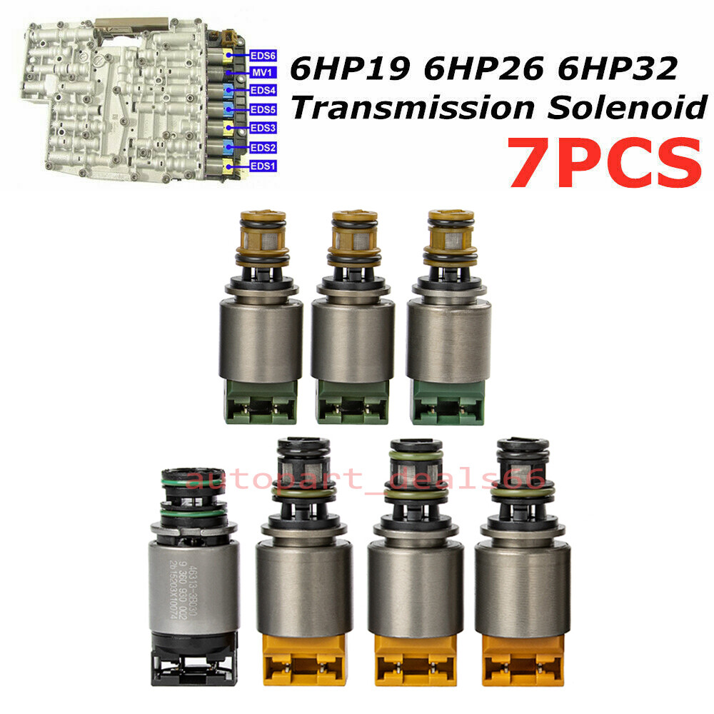 7PCS 6HP19 6HP26 6HP32 TRANSMISSION SOLENOID KIT FOR BMW X3 X5 AUDI A6 A8 Q7