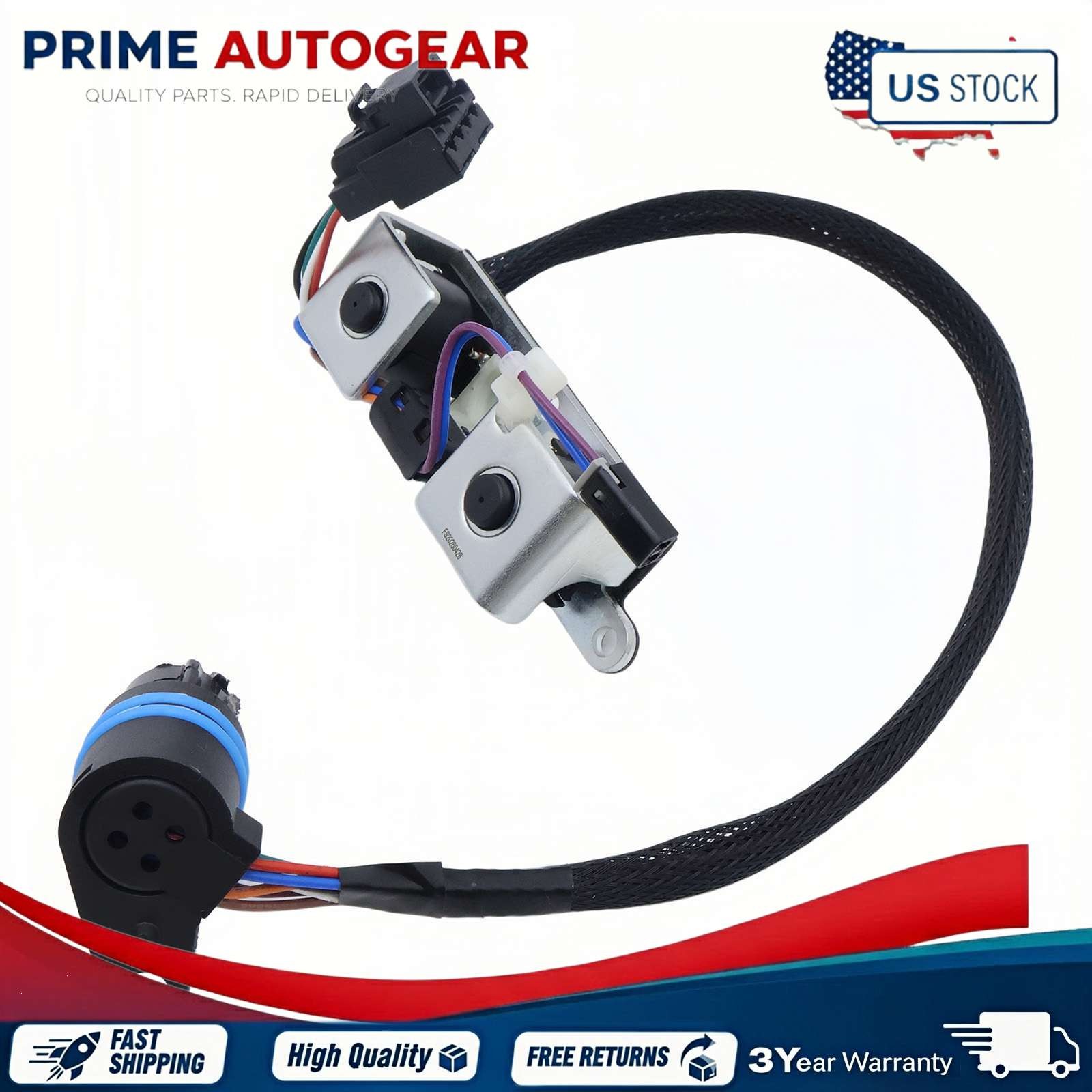 Transmission Solenoid Set Sensor Spring&Filter Kit For 98-99 A500 42RE A518 46RE