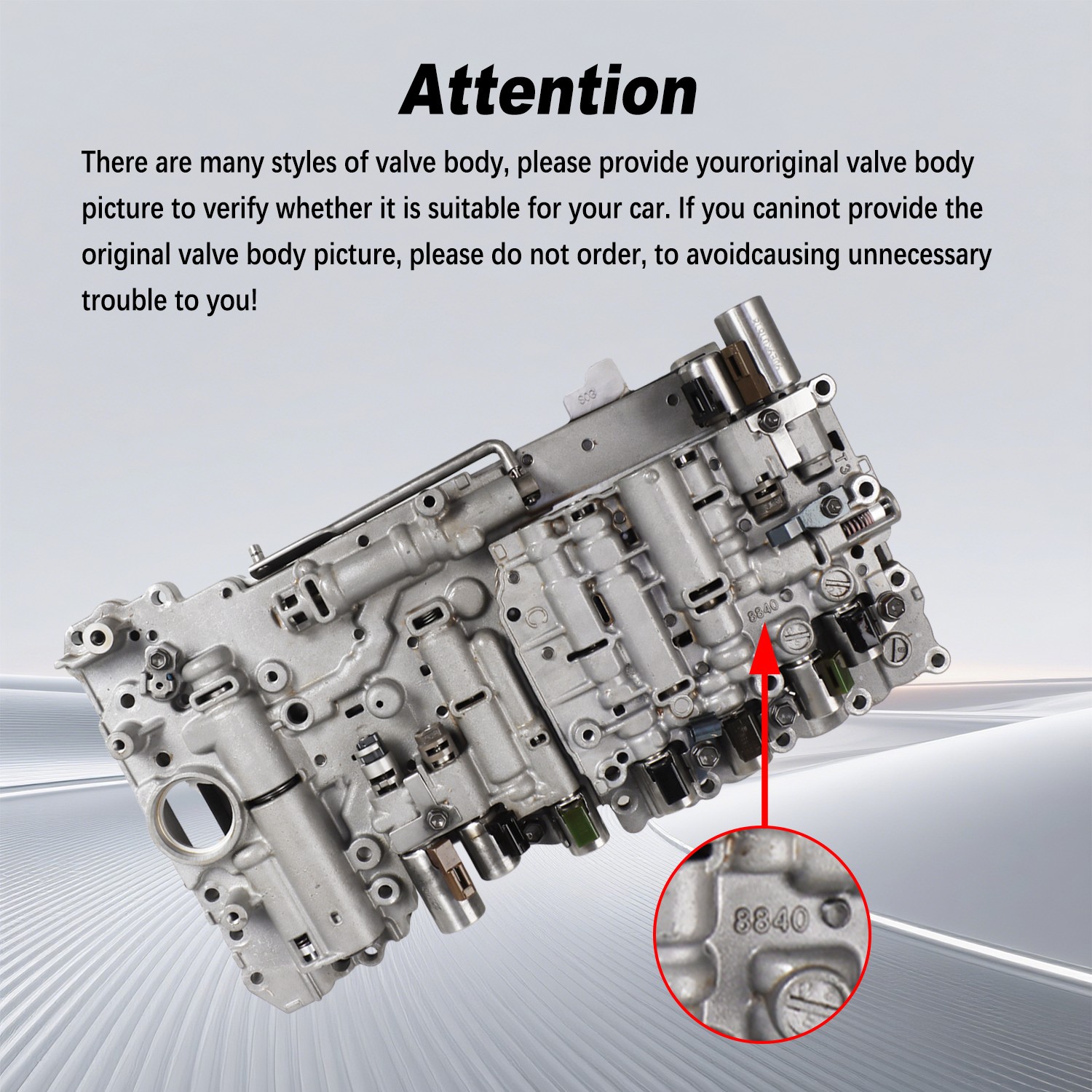6-Speed Transmission Valve Body w/ Solenoids For 2005 Lexus IS300 A960E