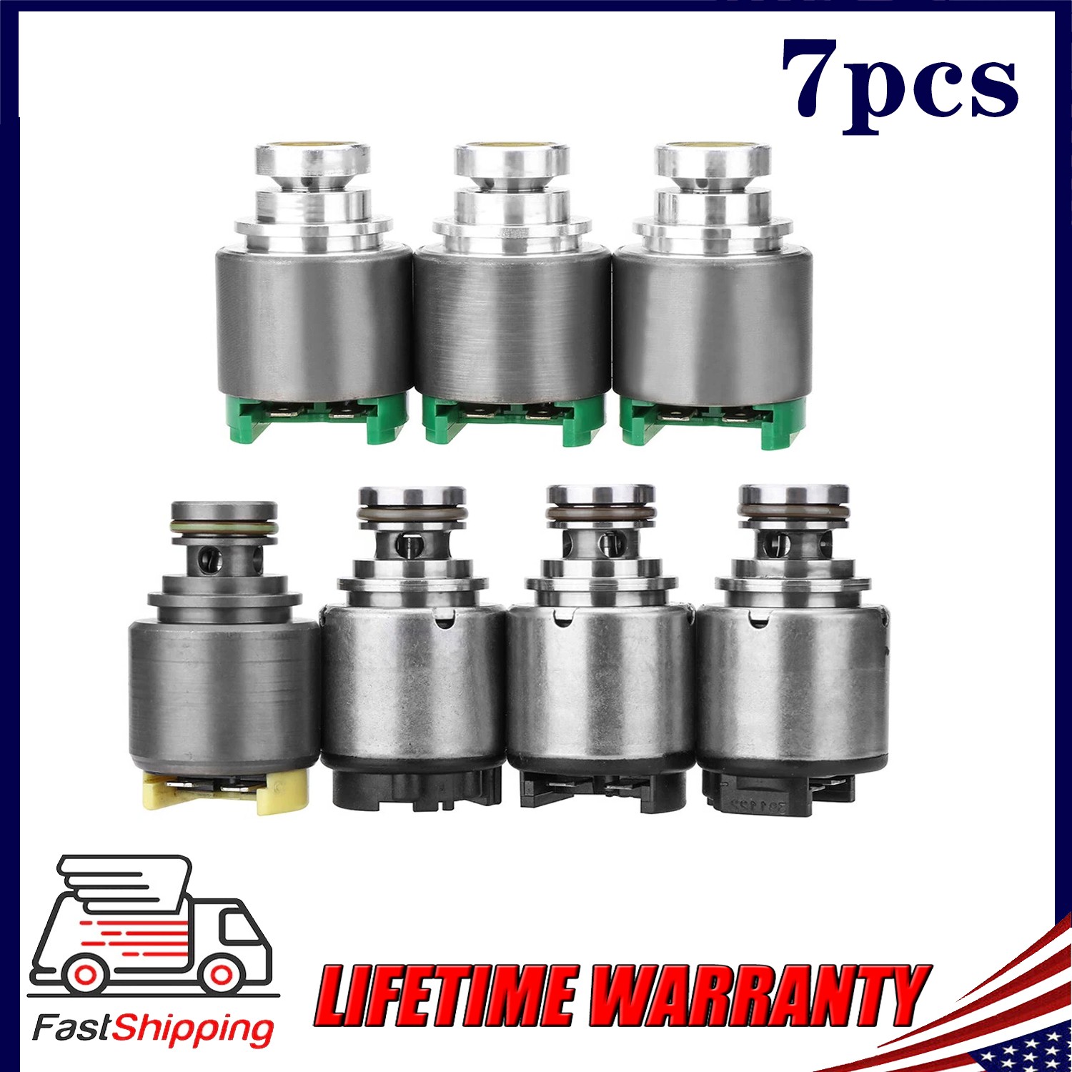 7Pcs 5HP19 Transmission Solenoids Kit For BMW AUDI Prosche High Quality