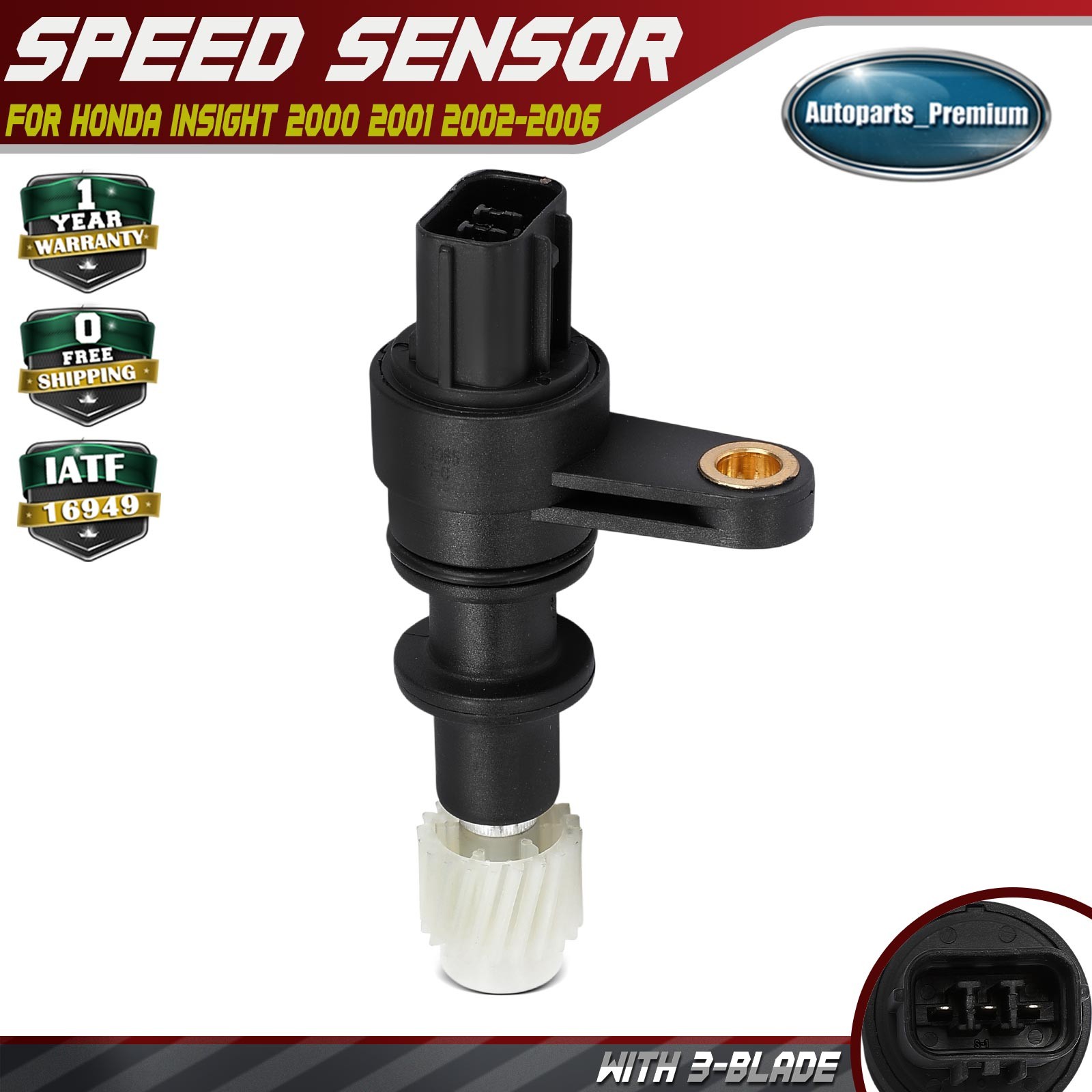 Vehicle Transmission Speed Sensor for Honda Insight 2000-2006 Manual 78410S3Y003