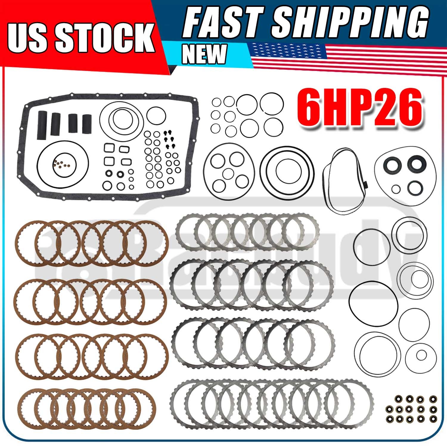 New ZF 6HP26 Auto Transmission Master Rebuild Kit Overhaul Clutch Plates For BMW