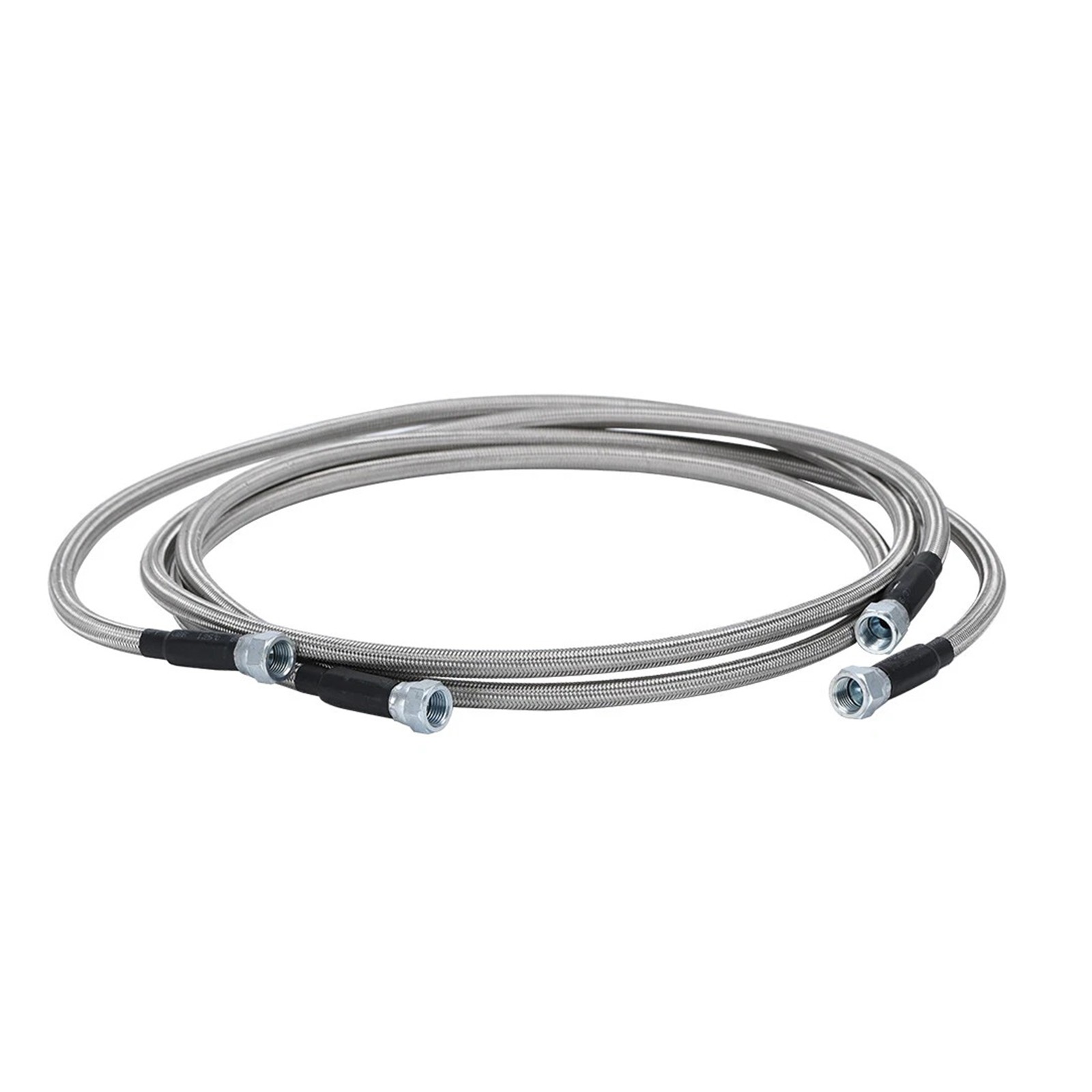 For TH350 TH400 4L60E 4L80E 700R4 200-4R 70” Braided Transmission Cooler Lines