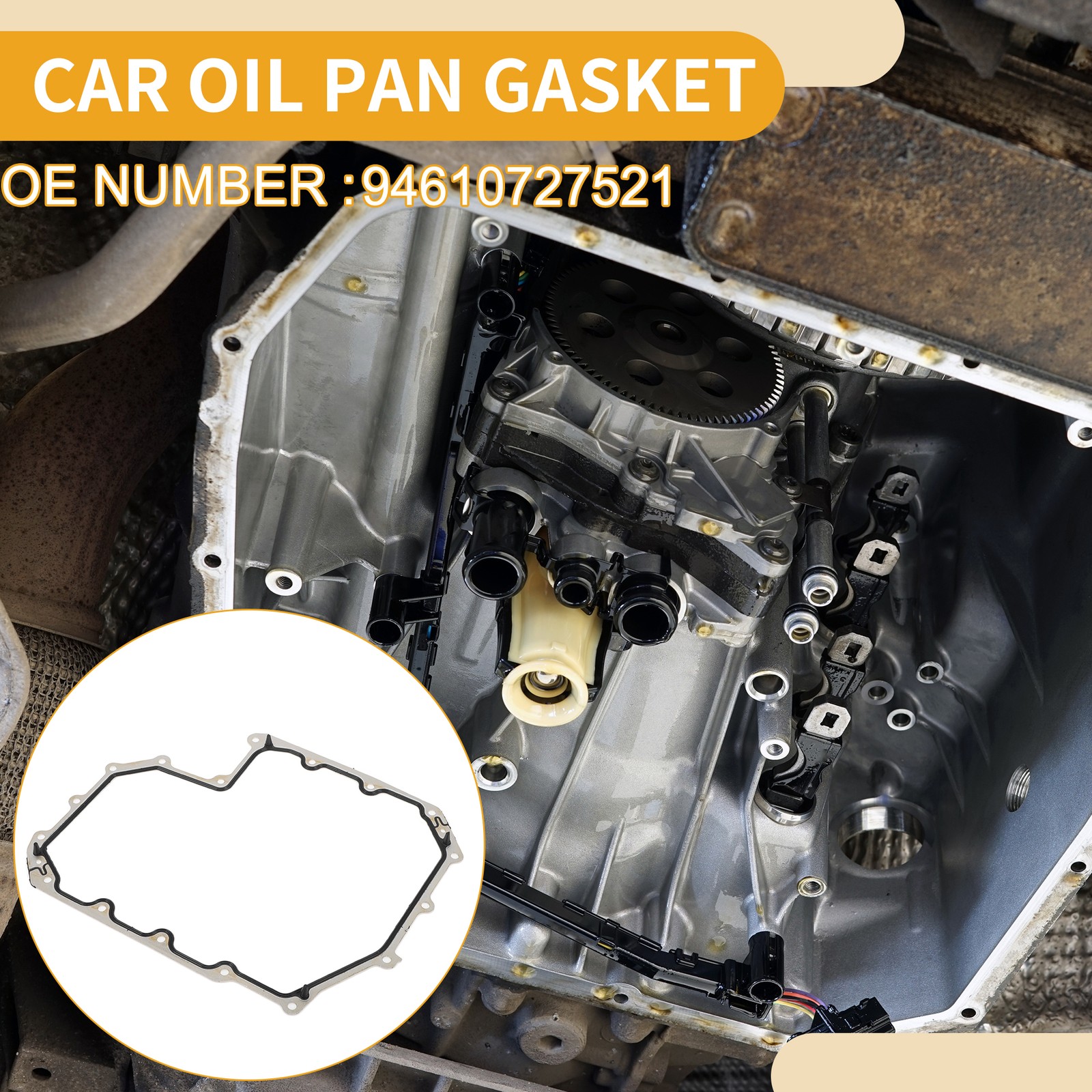 No.94610727521 Car Transmission Filter Oil Pan Gasket for Porsche Panamera 11-16