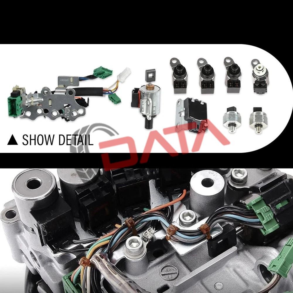 JF011E RE0F10A F1CJA CVT Transmission Valve Body Solenoid Sensor Kit For Nissan