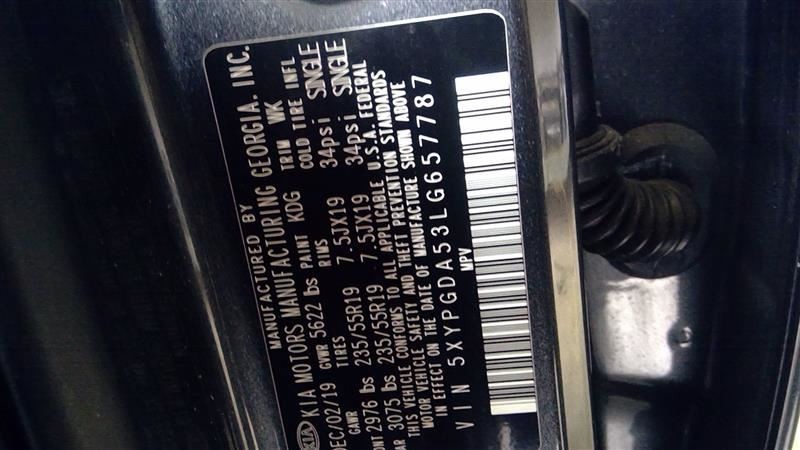 Transfer Case 3.3L Fits 19-20 SORENTO 10972657