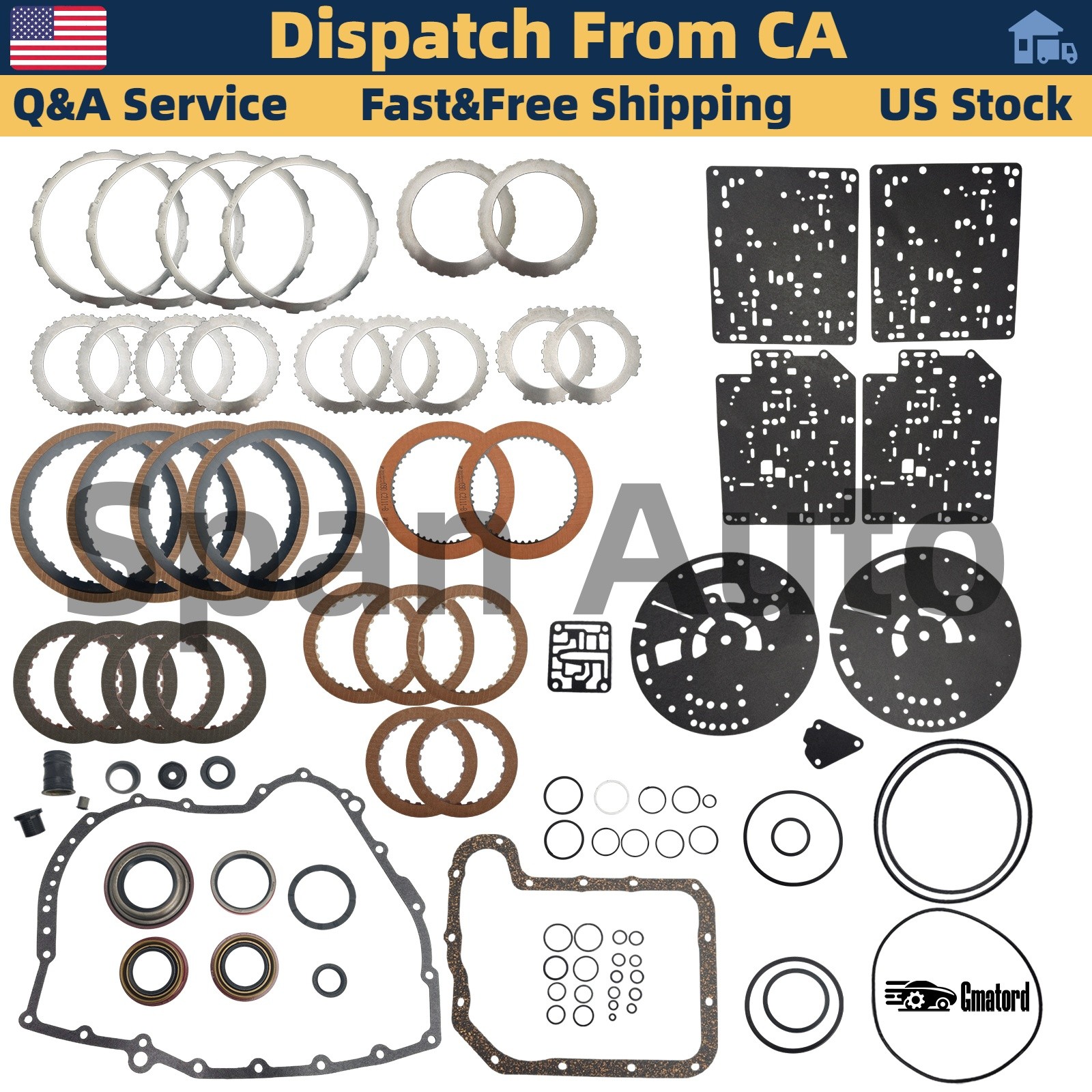 CD4E LA4AEL Transmission Master Overhaul Rebuild Kit for Ford Escort Mazda 626