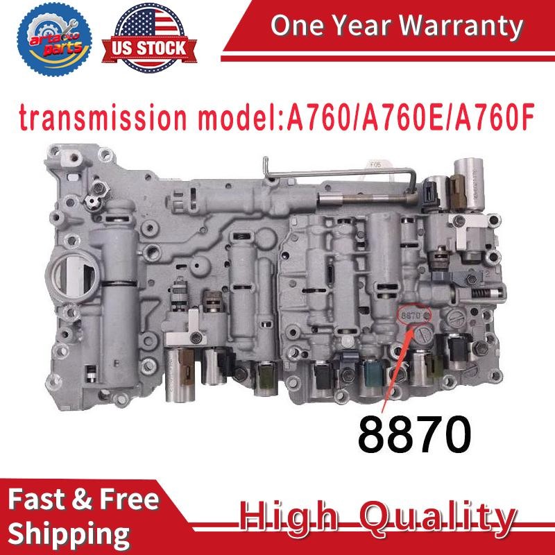 A760 A760E A760F Transmission Valve Body w/ 9 Solenoids For Lexus IS350 GX460