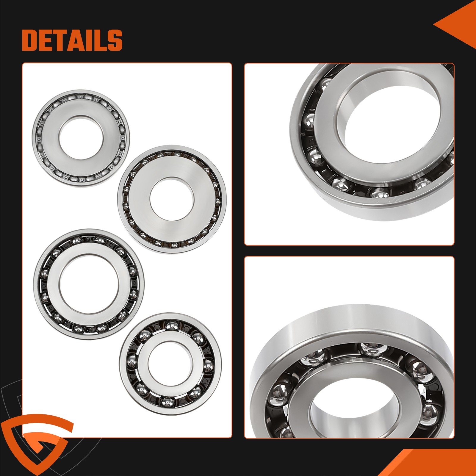 Transmission Pulley Bearing B49-12UR B37-9A B37Z-5UR B37Z-15UR For Toyota 4Pcs