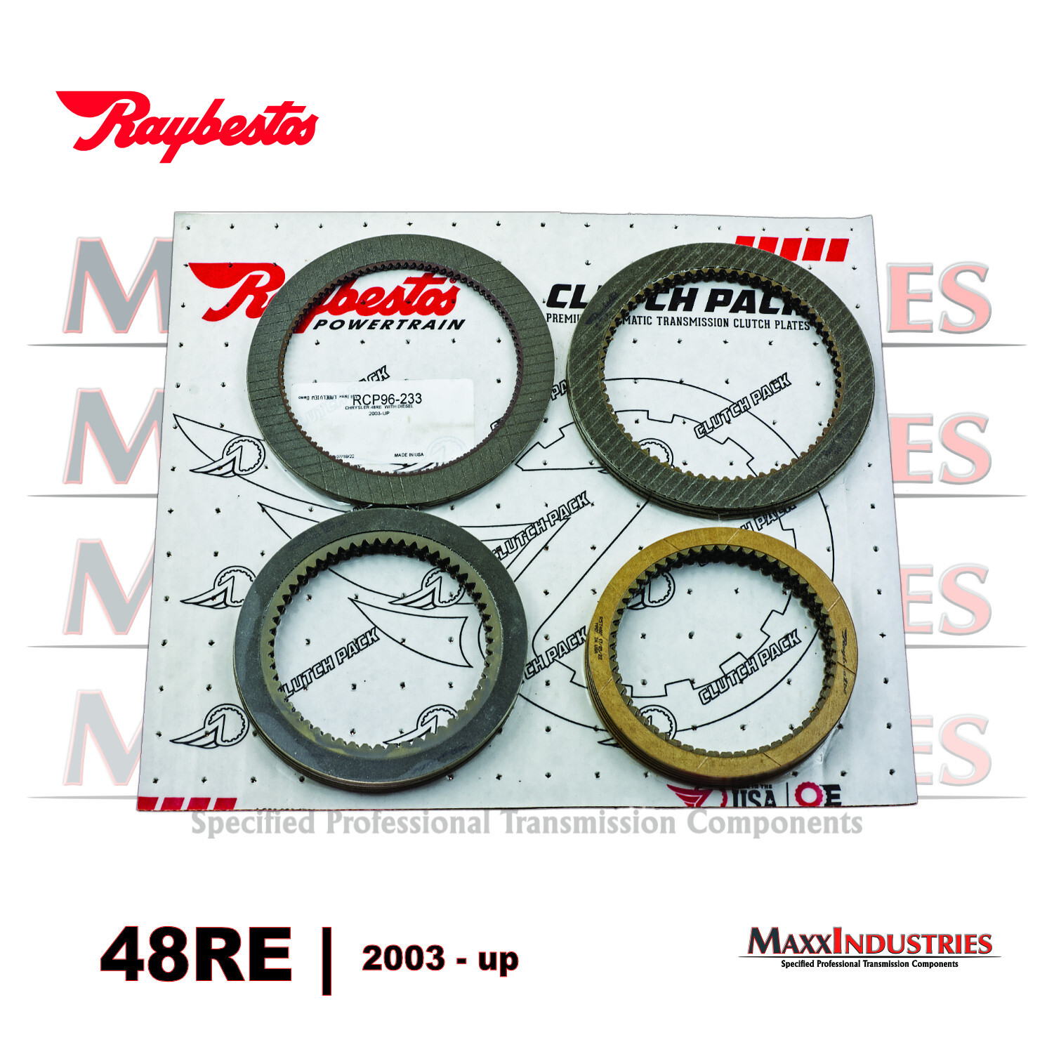 48RE Ram Transmission Raybestos High Energy HD Friction Clutch Set 2003+