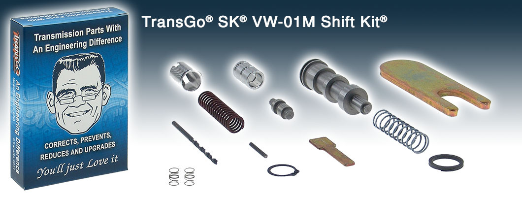 UPDATED TRANSGO SHIFT KIT O1M O1P VW JETTA GTI VALVE BODY SOLENOID (SK VW-01M)*