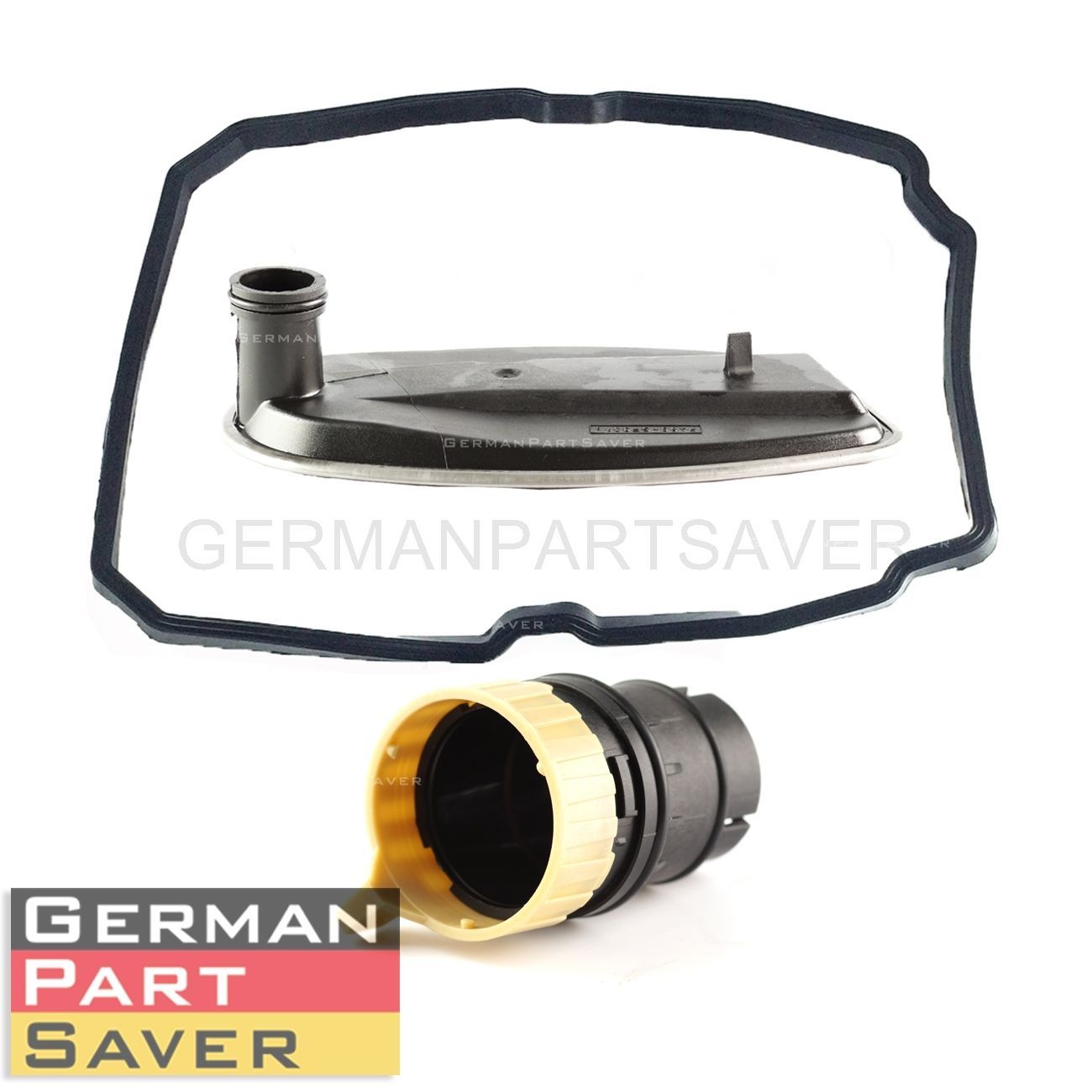 TOPAZ Auto Transmission Filter + Oil Pan Gasket + Plug Adapter for Mercedes