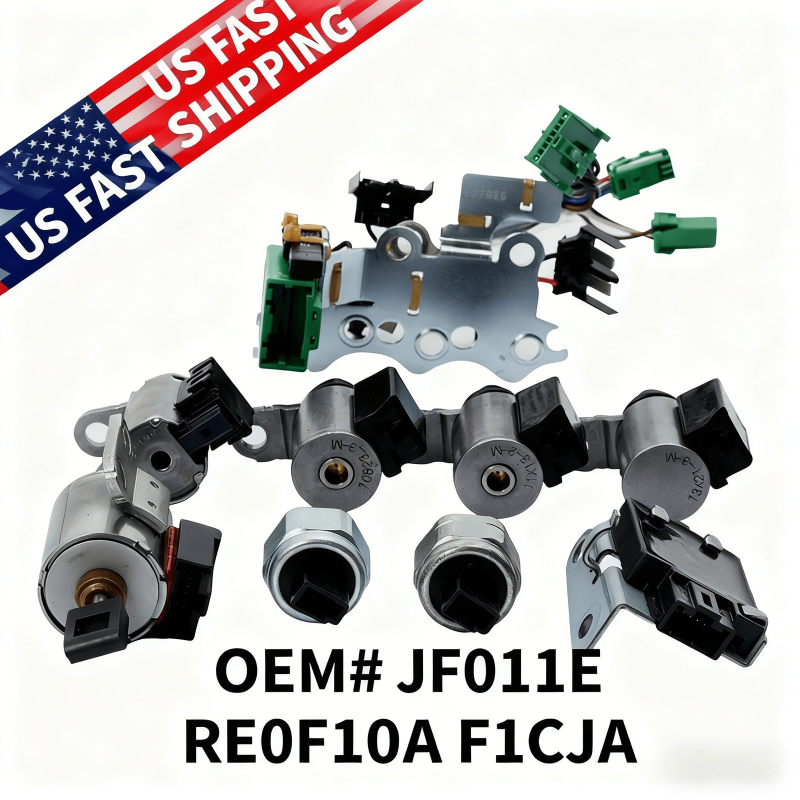 JF011E RE0F10A F1CJA For Nissan CVT Transmission Valve Body Solenoid Sensor Kits