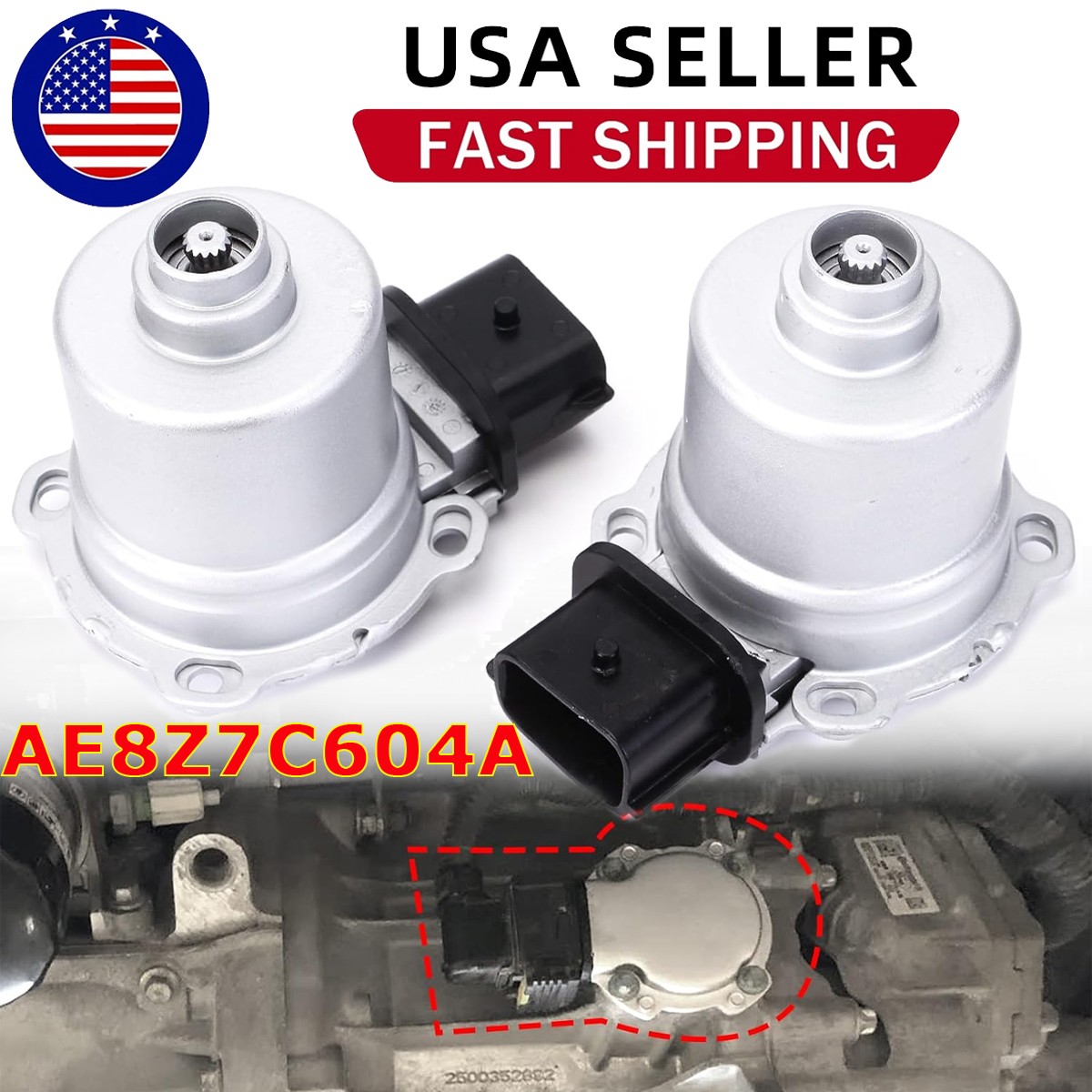 2x Automatic Transmission Clutch Actuator AE8Z7C604A For 11-17 Ford Fiesta Focus