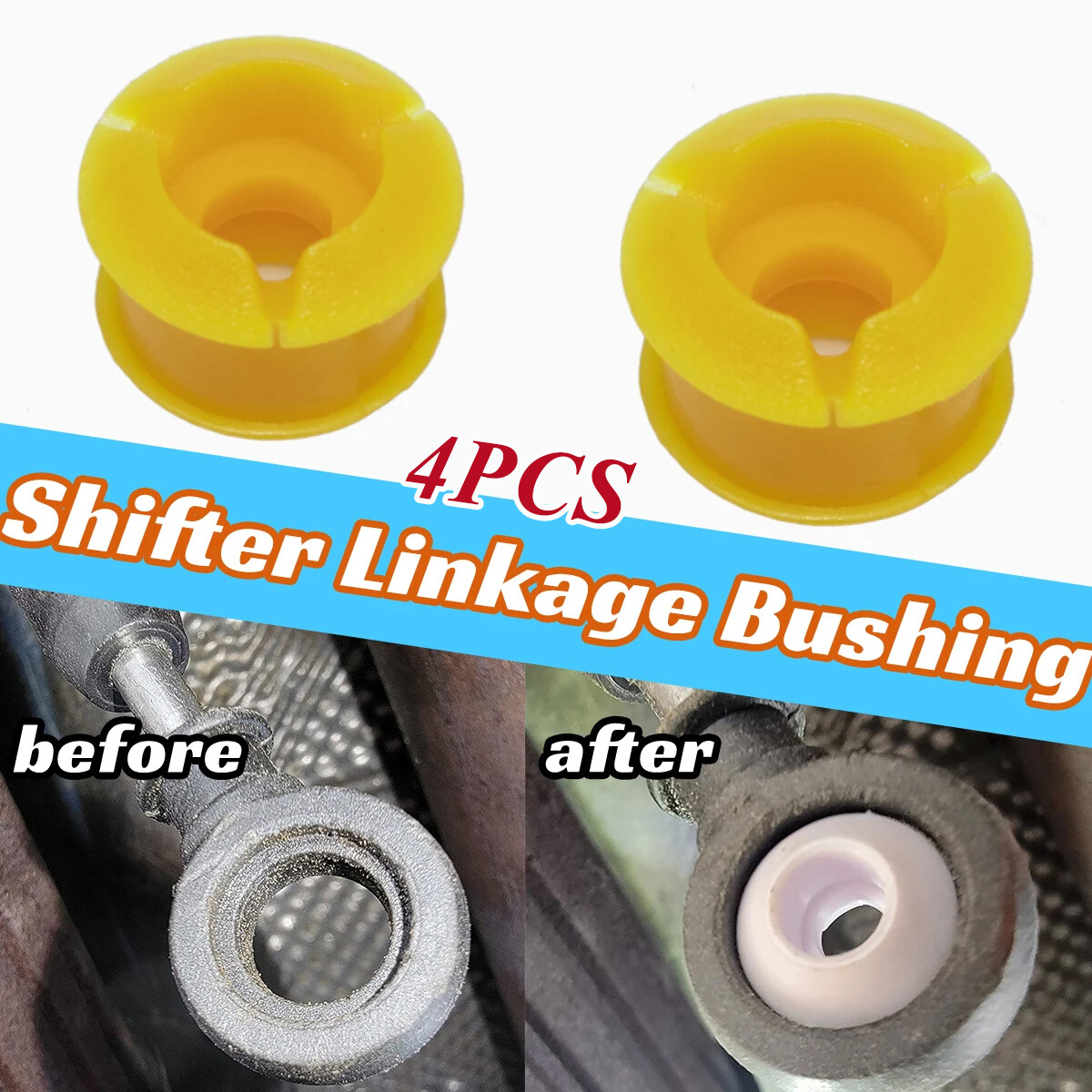 4Pcs For Dodge Dart Automatic Transmission Shifter Lever Linkage Cable Bushing