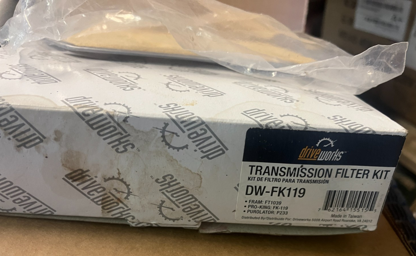 DKW-FK119 REPLACES ACDelco TF247 CHRYSLER MOPAR Transmission Filter Kit