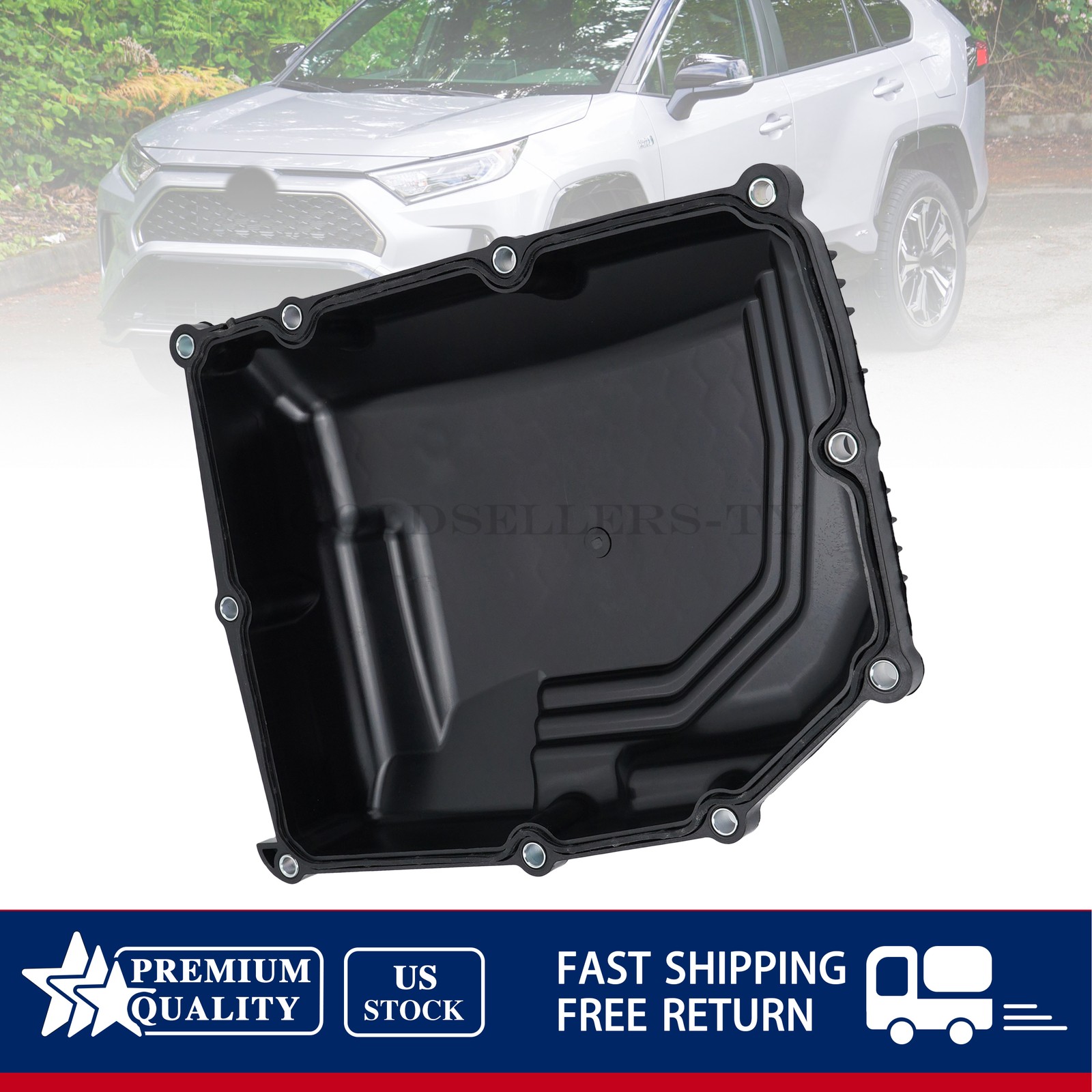 For 17-21 Toyota RAV4 Camry Highlander Sienna Transmission Transaxle Oil Pan US