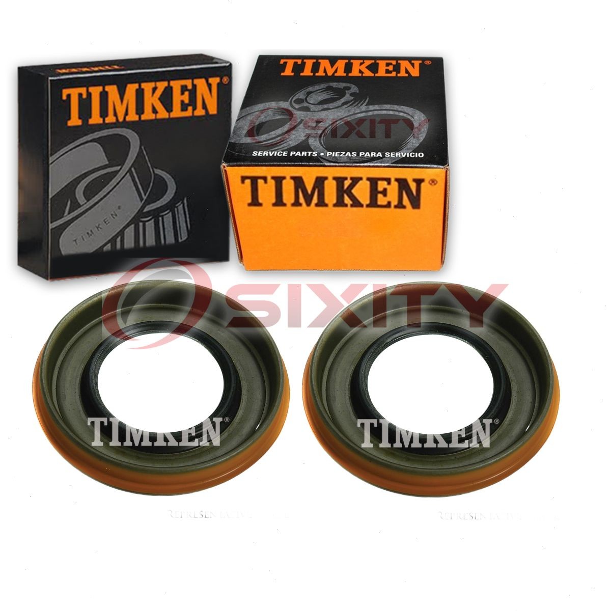 2 pc Timken Torque Converter Seals for 1983-1995 GMC G1500 Automatic dw