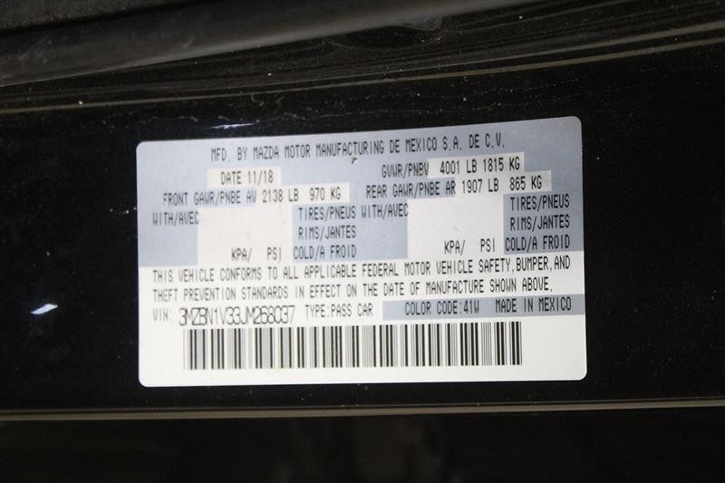6 Speed Manual Transmission C65903000 Fits 15-18 Mazda 3 2.5L 2730133