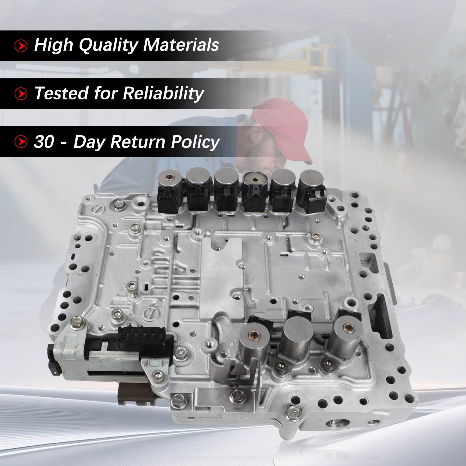 RE7R01A Transmission Valve Body w/ Solenoids Fit for Infiniti G37