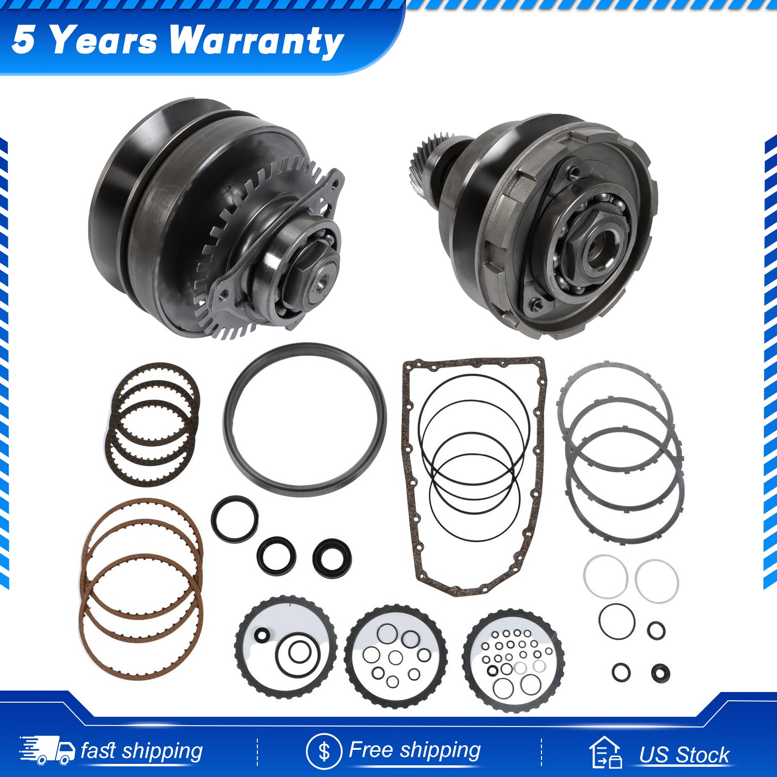For NISSAN RE0F10E JF017E CVT Transmission Master Rebuild Kit W/Chain Belt 30T