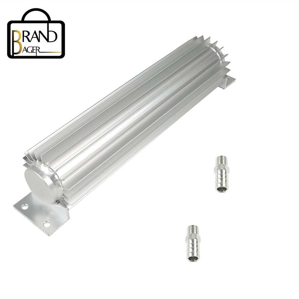 Transmission Oil Cooler 12″ Dual Pass Aluminum Finned For Hot Rod Cars Universal