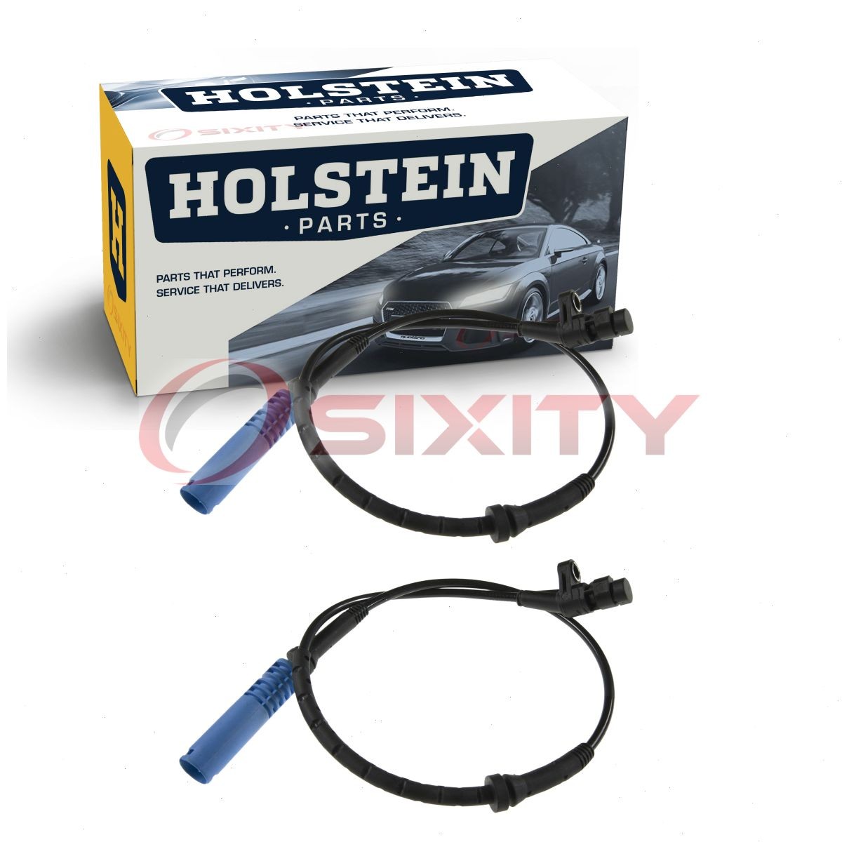 2 pc Holstein Front ABS Wheel Speed Sensors for 1999-2001 BMW 740iL 4.4L V8 wp