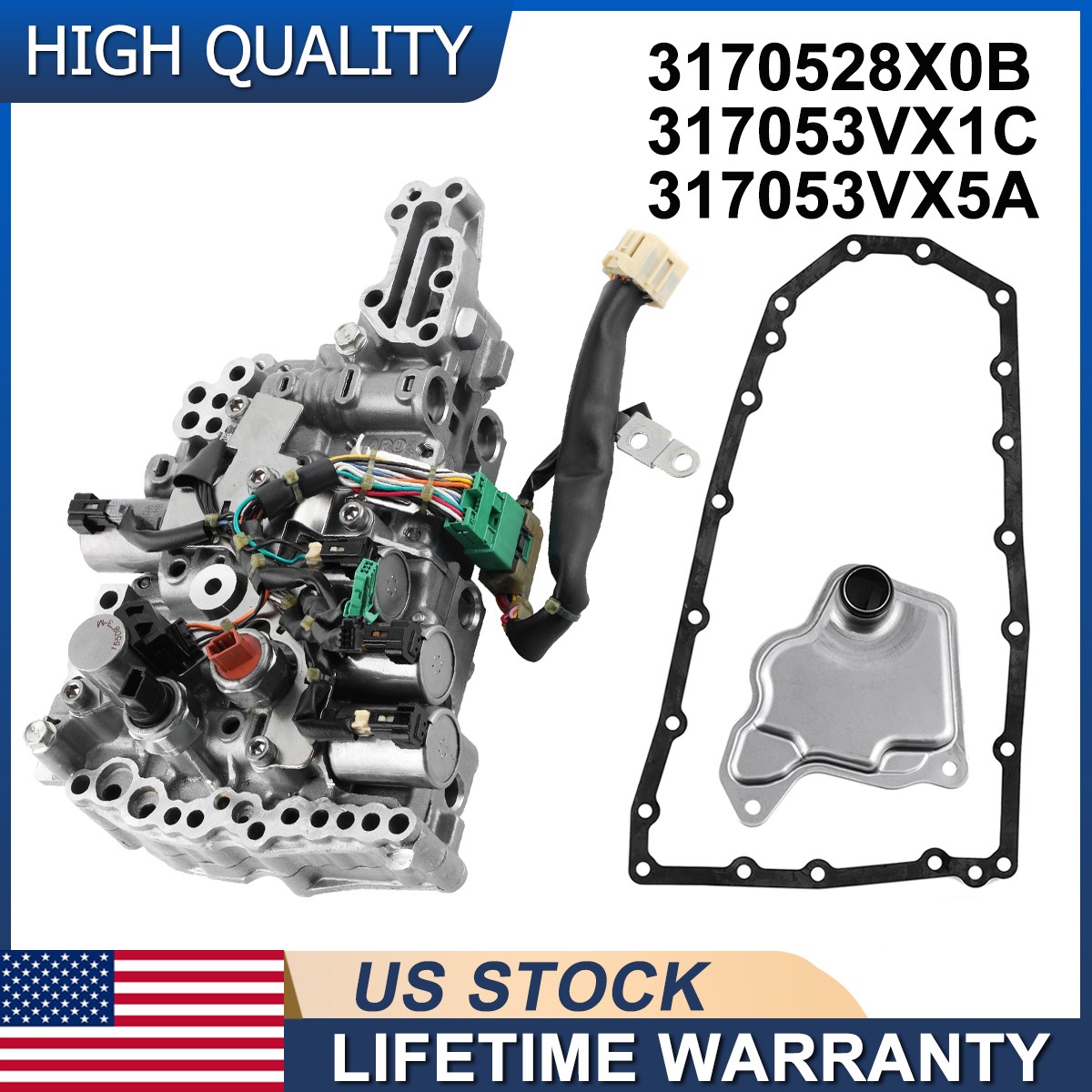 JF016E CVT Transmission Valve Body & Filter OEM For 2014-2018 Nissan Altima 2.5L