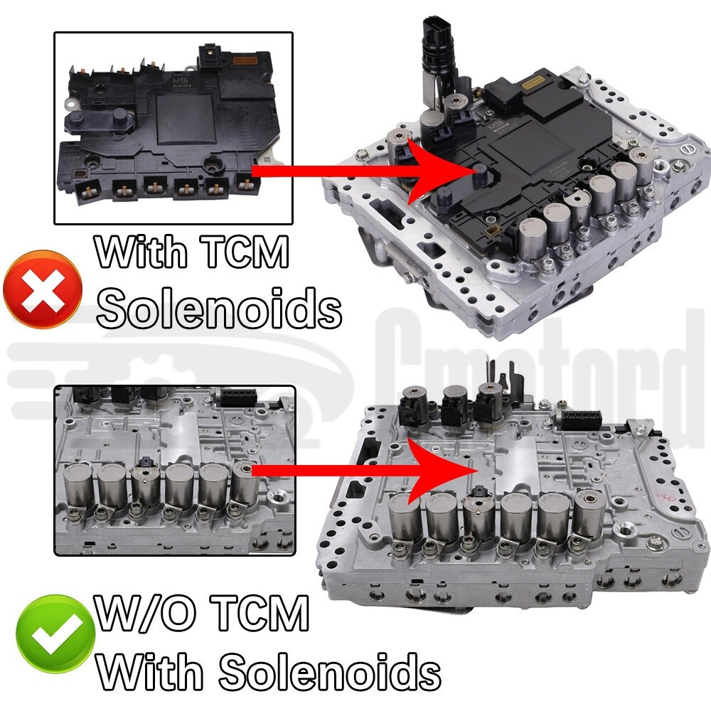 7-Speed Transmission Valve Body w/ Solenoids RE7R01A JR710E JR711E For Infinity