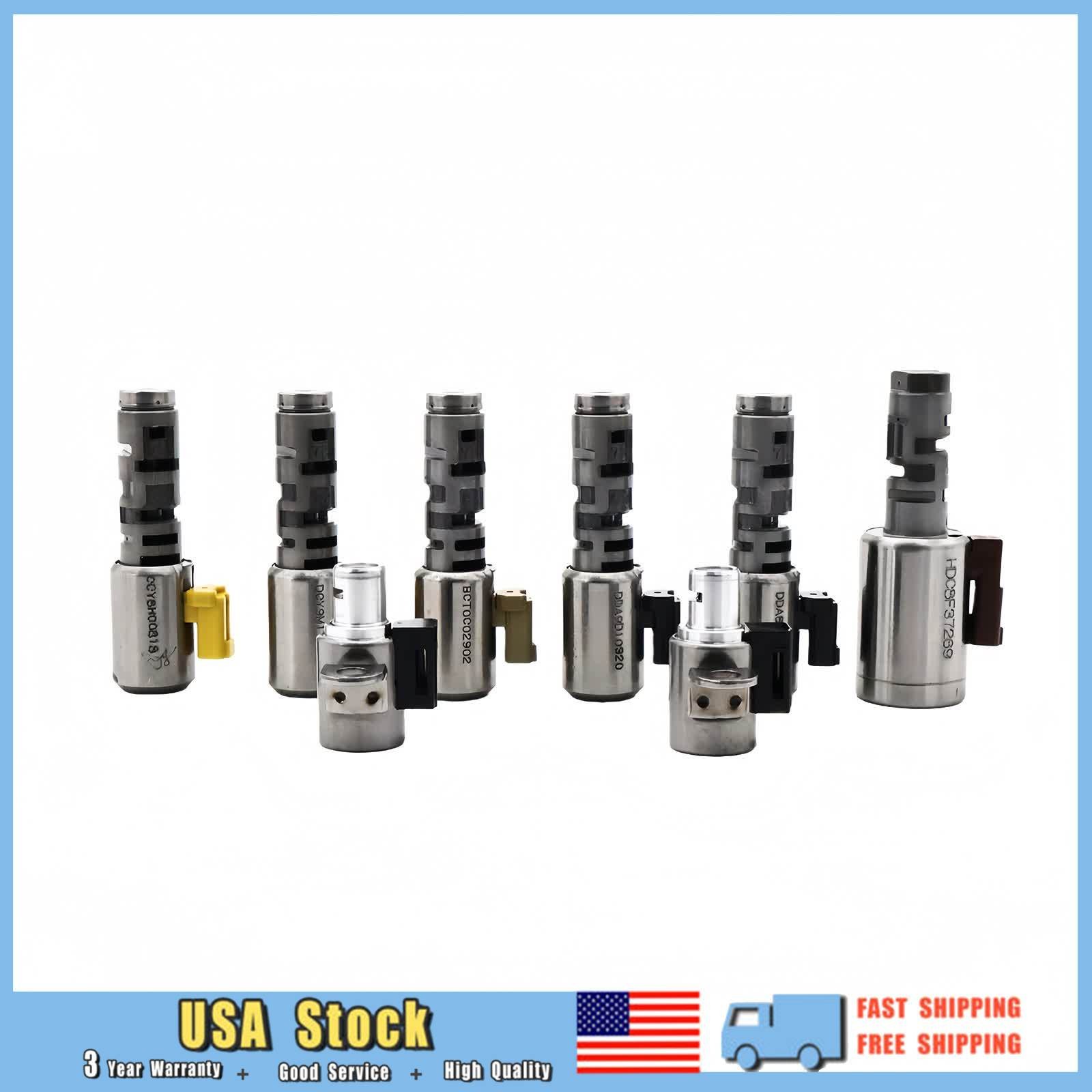 8Pcs Transmission Solenoid Small Valve Fit 03-08 Audi TT 05-10 VW Jetta 09G 6spd