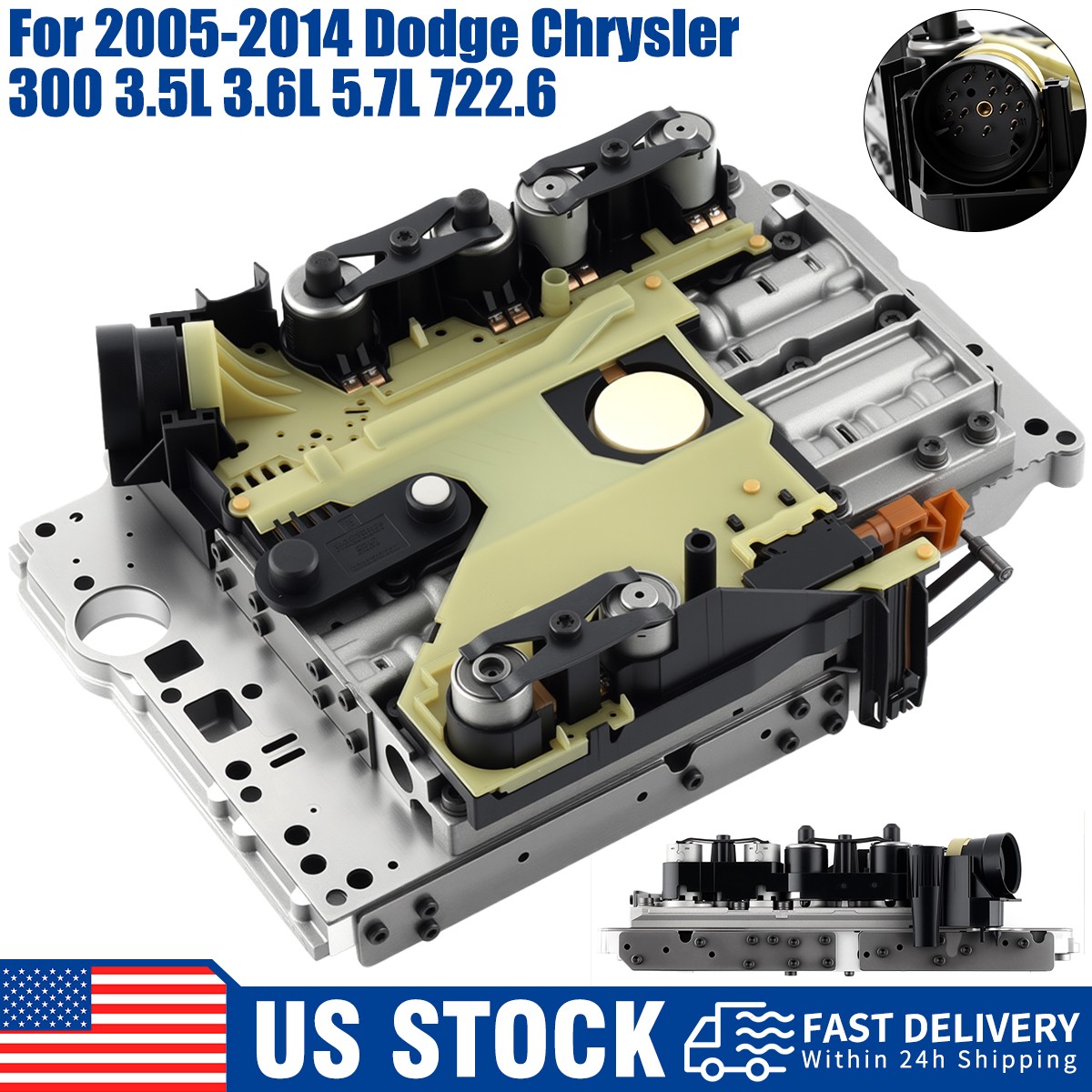 OEM Transmission Valve Body W/ Conductor Plate For Chrysler 300 Dodge Jeep 722.6