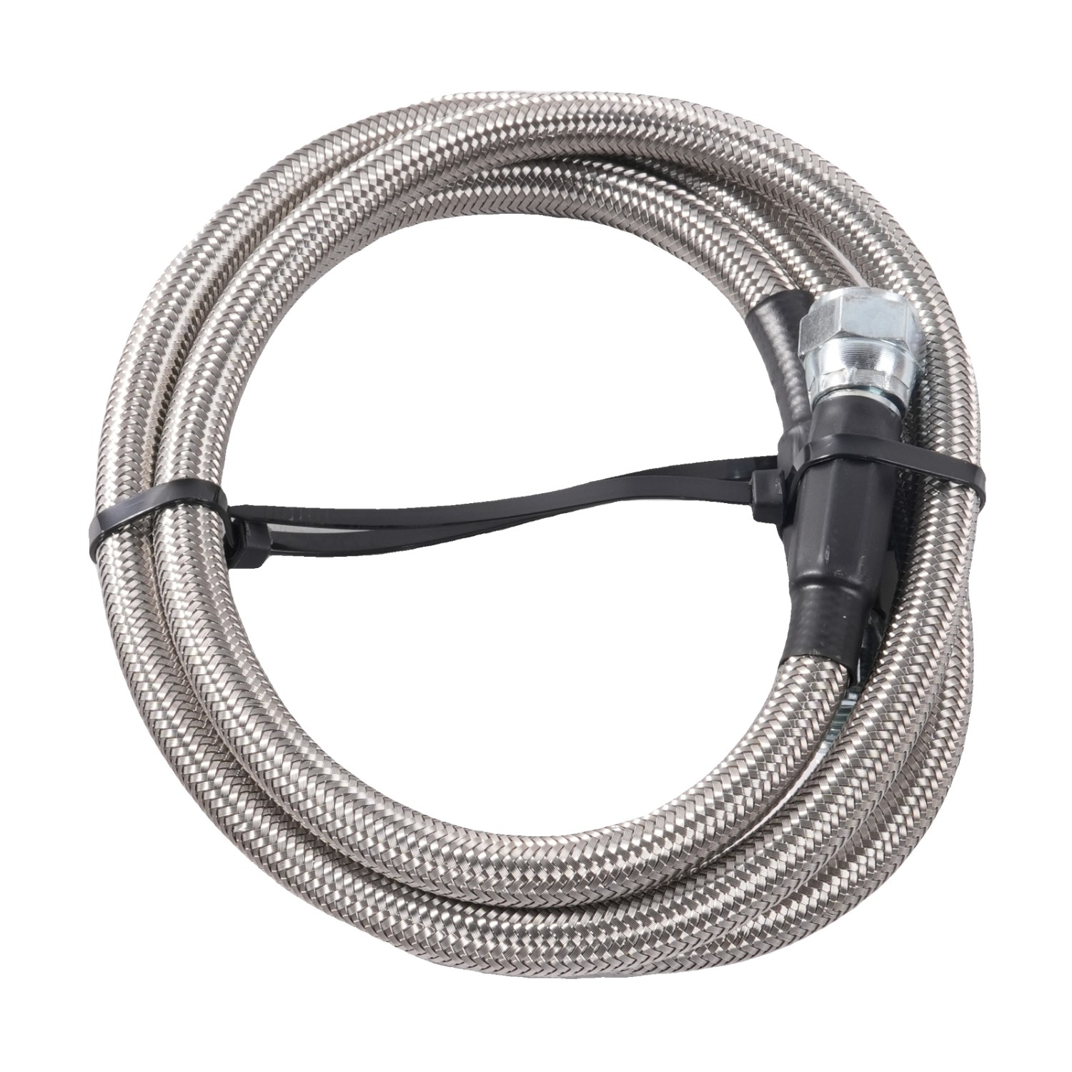 Fit For TH350 700R4 TH400 52″ Length SS Braided Transmission Cooler Hose Lines