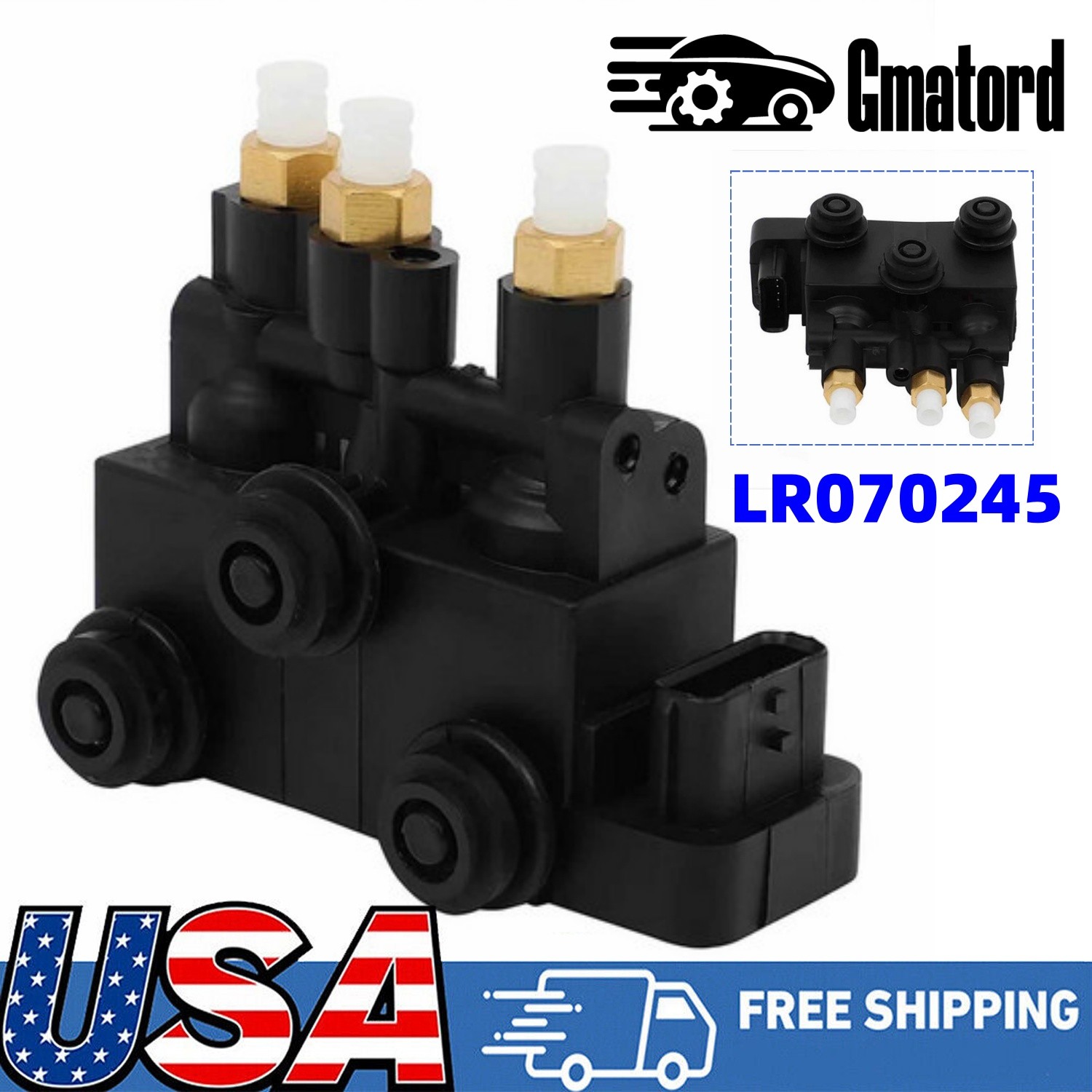 LR070245 Air Suspension Solenoid Valve Block For Land Rover Range Rover 2014-18