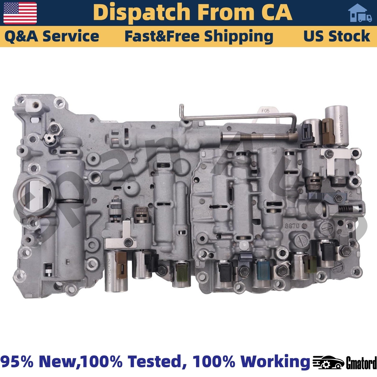 A760 A760E A760F 8870 Transmission Valve Body 9 Solenoids for Lexus IS350 Toyota