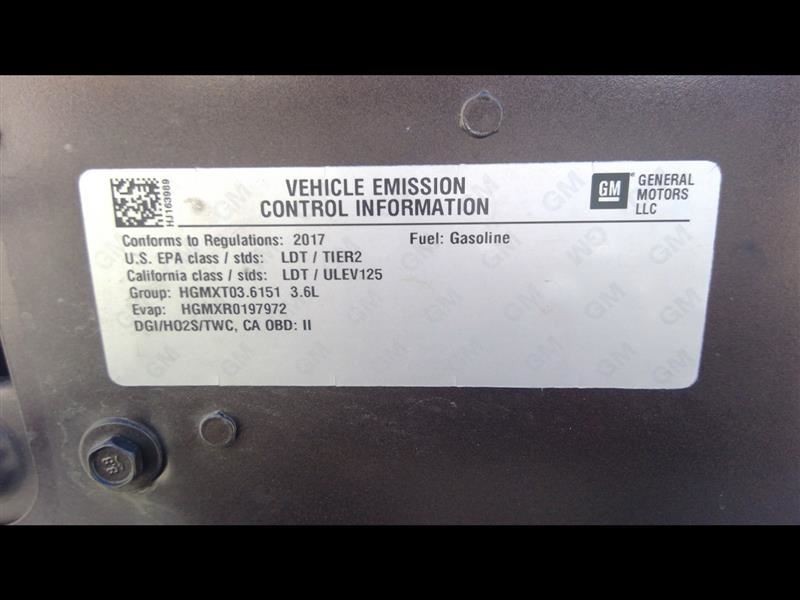 2015 16 2017 GMC Acadia Transfer Case VIN J 11th Digit Limited 23245651