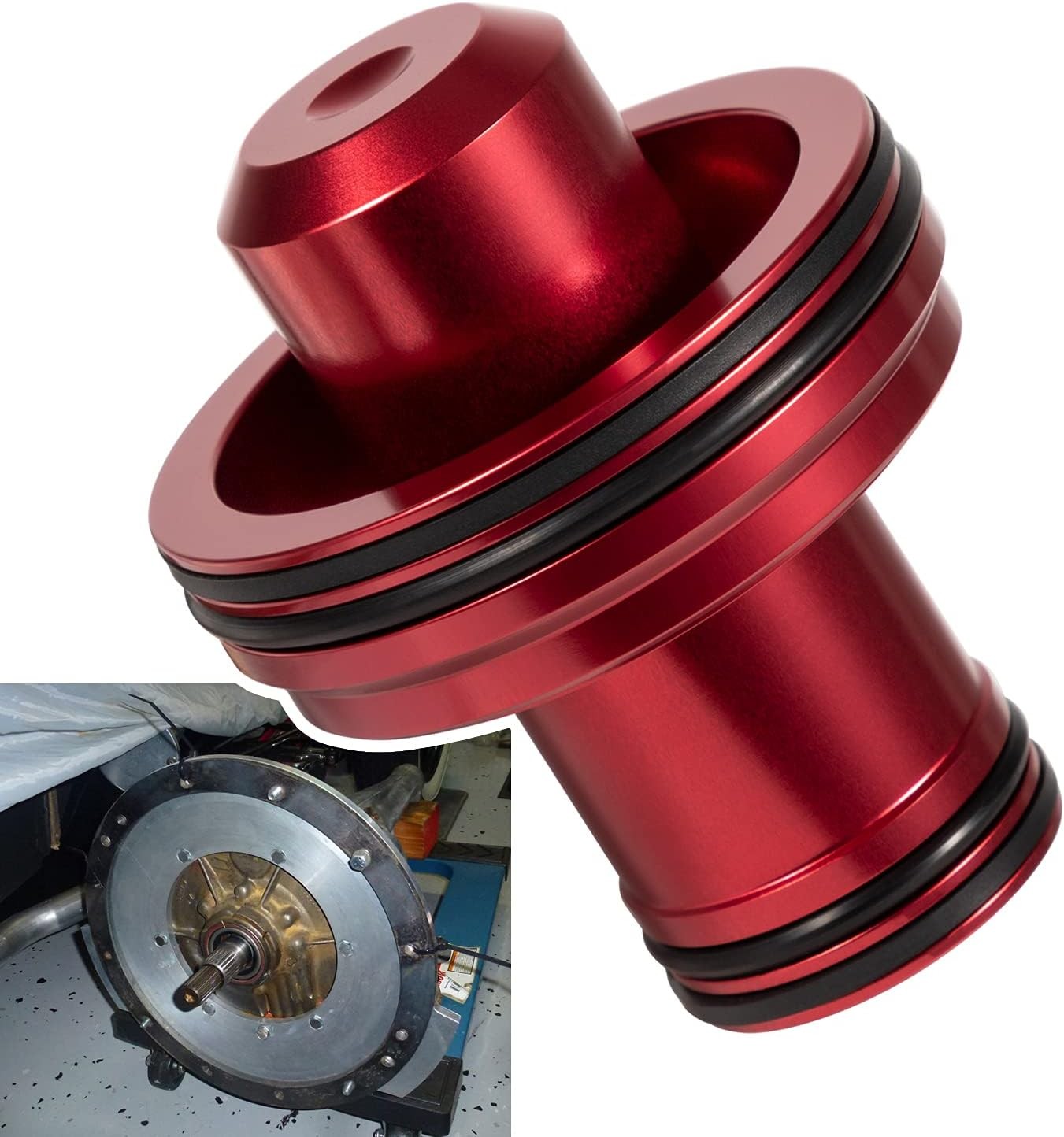 Red Anodized Aluminum Accumulator Piston Kit 22841-04K Fit For 42-46-47-48RH/RE