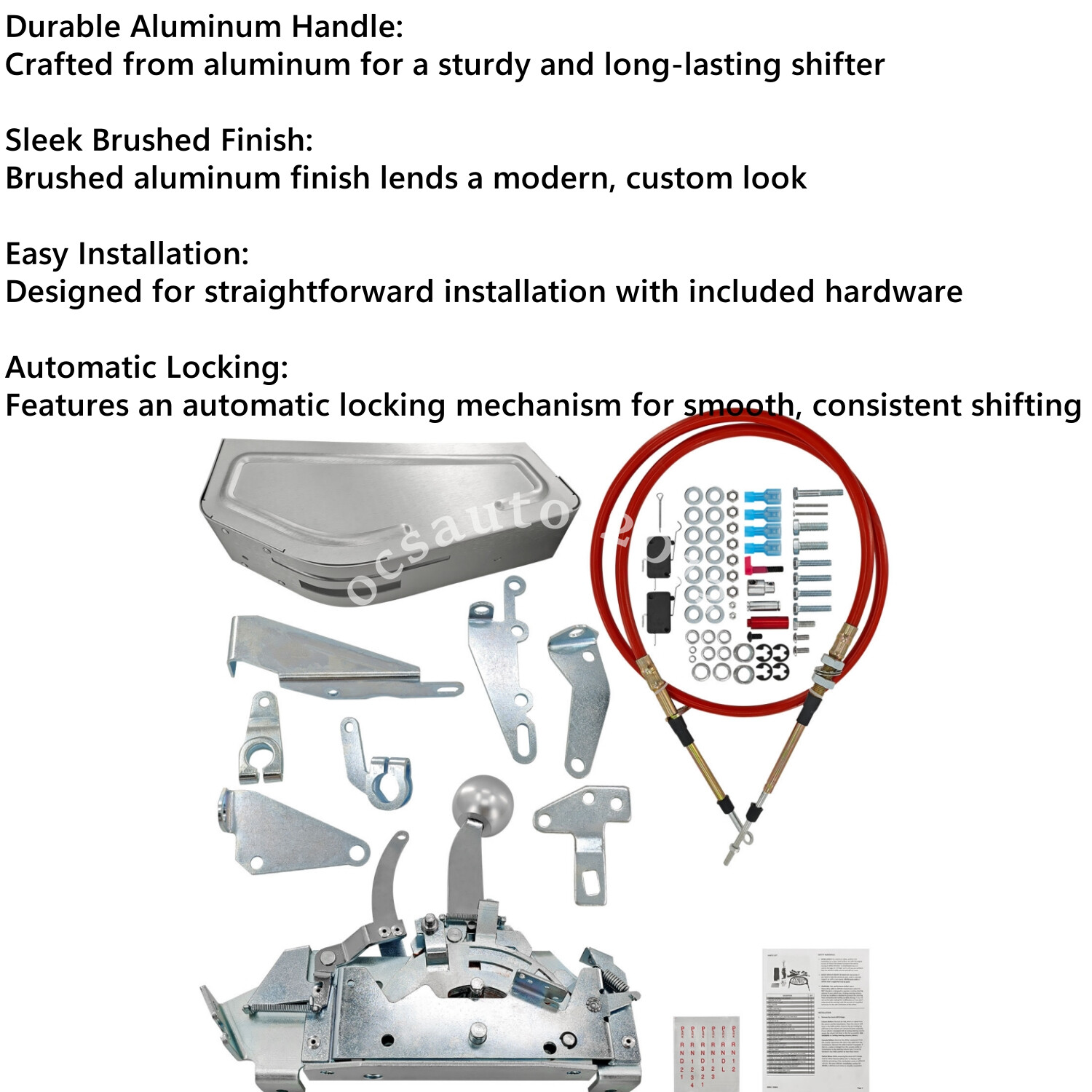 For 80842 B&M Automatic Shifter Pro Ratchet 3 & 4 Speed For Ford/GM Transmission