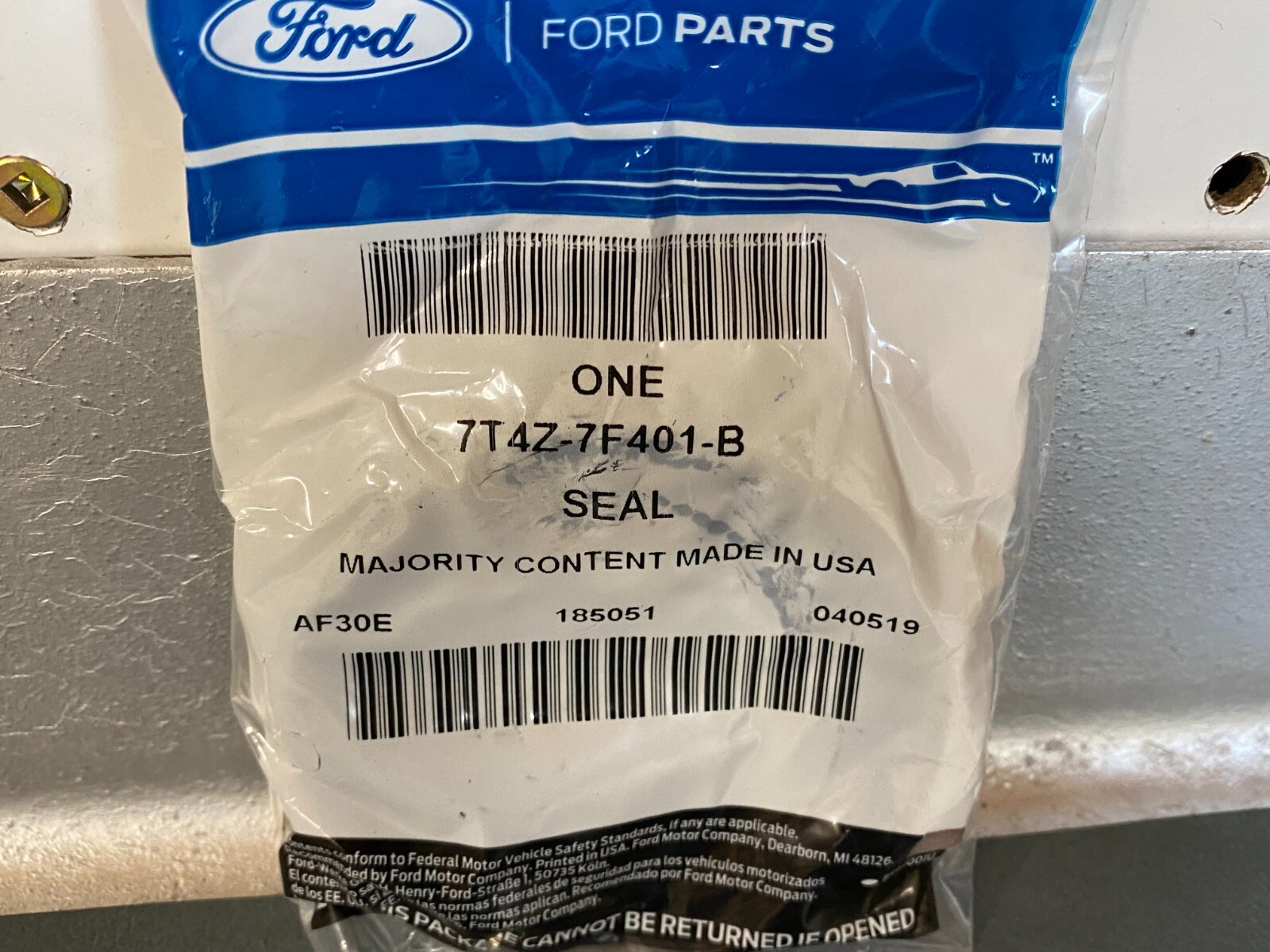 Ford OEM NOS 7T4Z-7F401-B Auto Transmission Oil Pump Seal 2007-2019 Ford Edge
