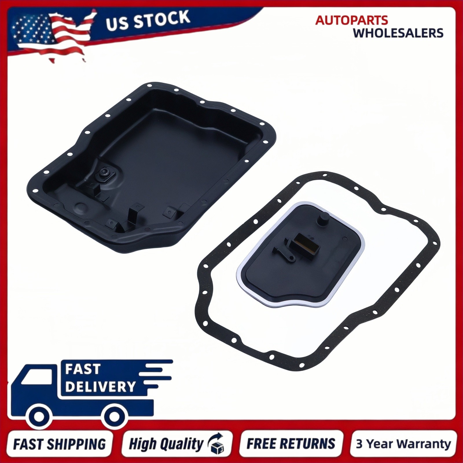 For Ford Focus 2000-2011 4F27E Transmission Oil Pan Gasket Filter Kit 0440393