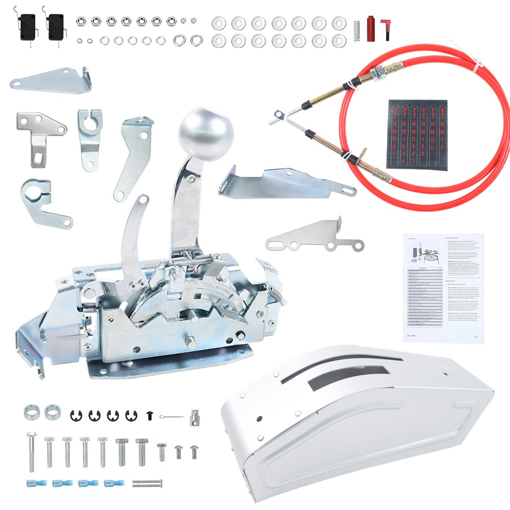 For B&M 80842 Pro Ratchet Automatic Shifter for Ford GM 3 & 4 Speed Transmission