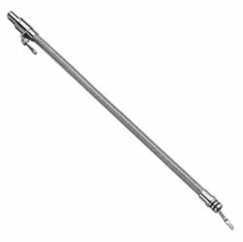 Milodon 22120 Transmission Dipstick Braided Stainless Steel Natural TH400
