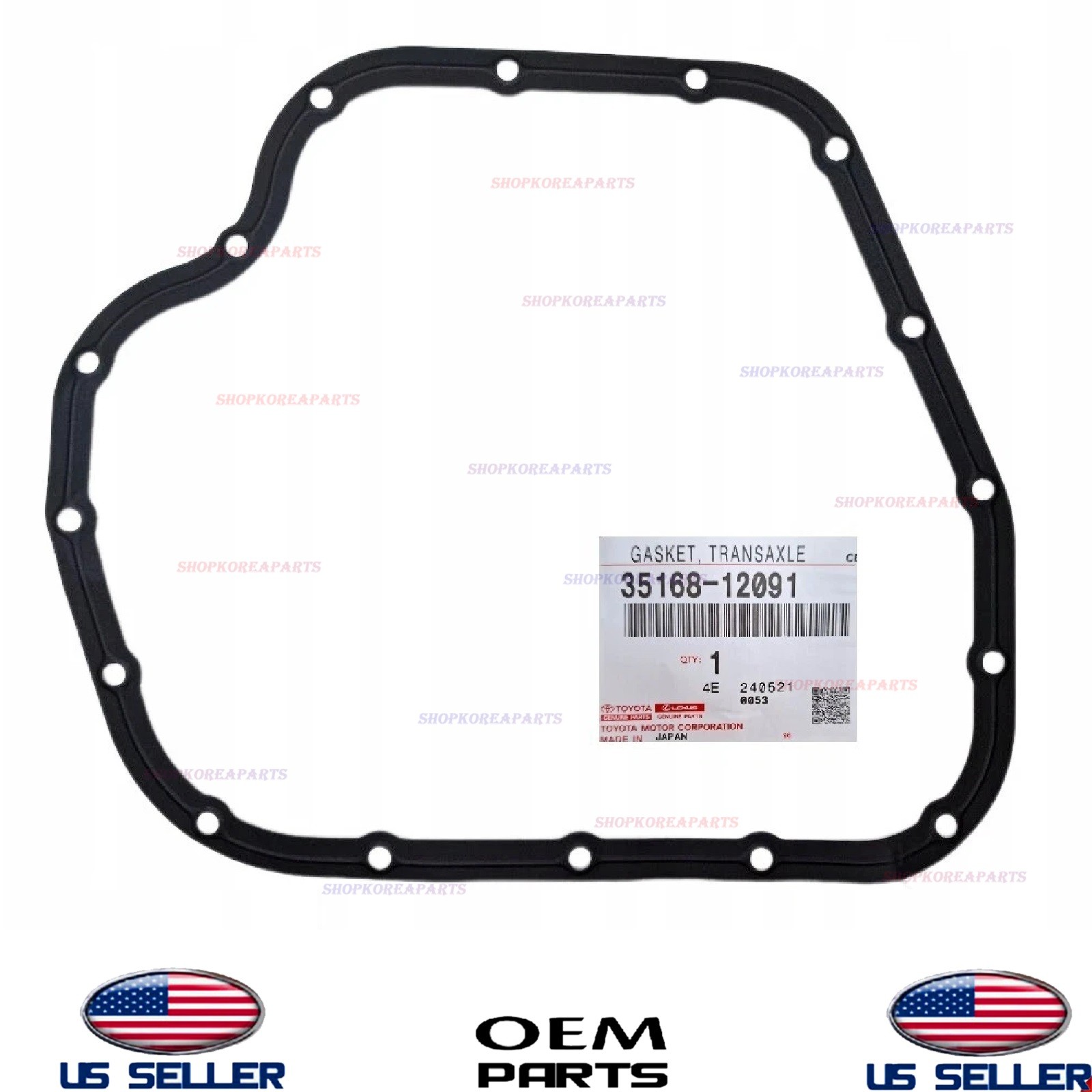 Genuine CVT Transmission Gasket Fits 2014-2022 Toyota Corolla 1.8L 35168-12091